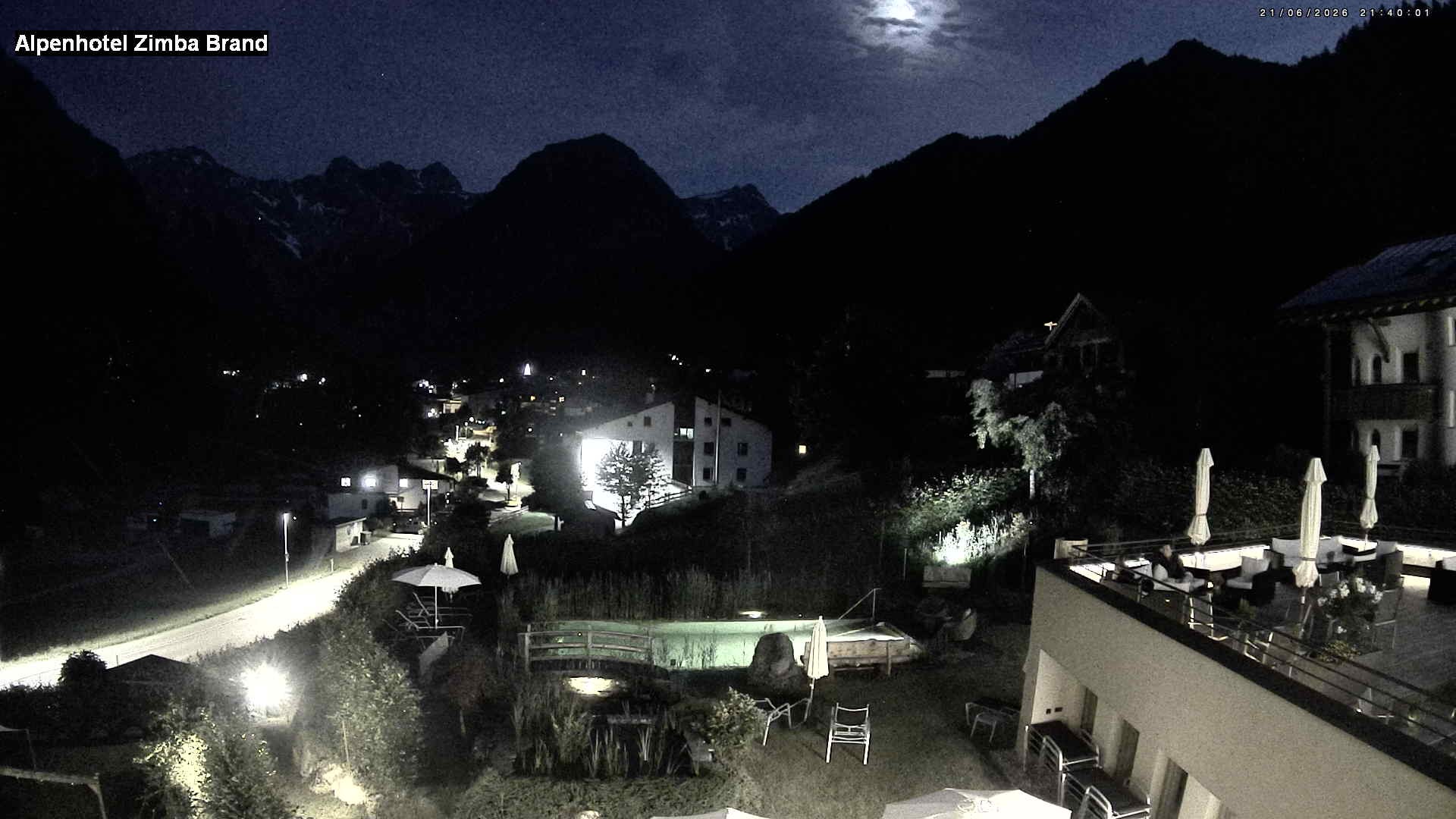 Archiv Foto Webcam Alpenhof Zimba, Brand, Vorarlberg