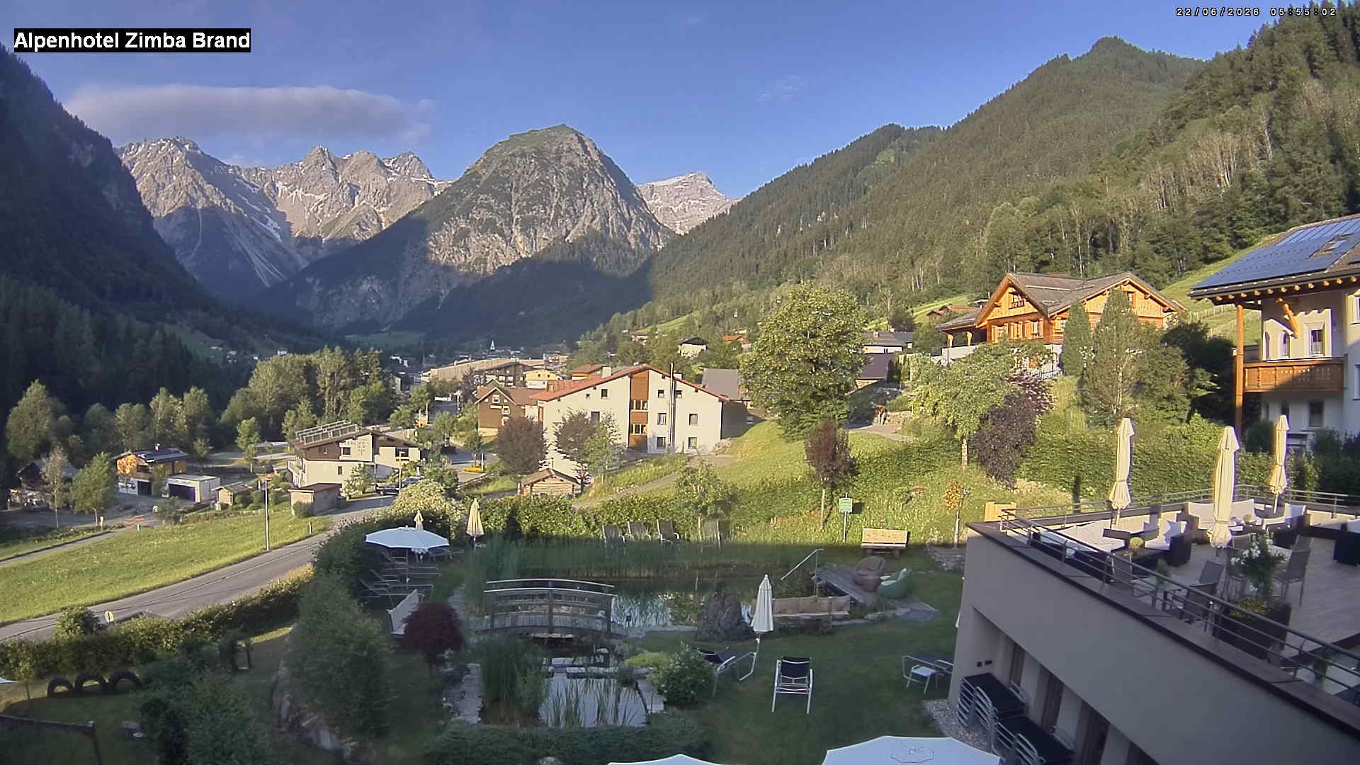 Archiv Foto Webcam Alpenhof Zimba, Brand, Vorarlberg