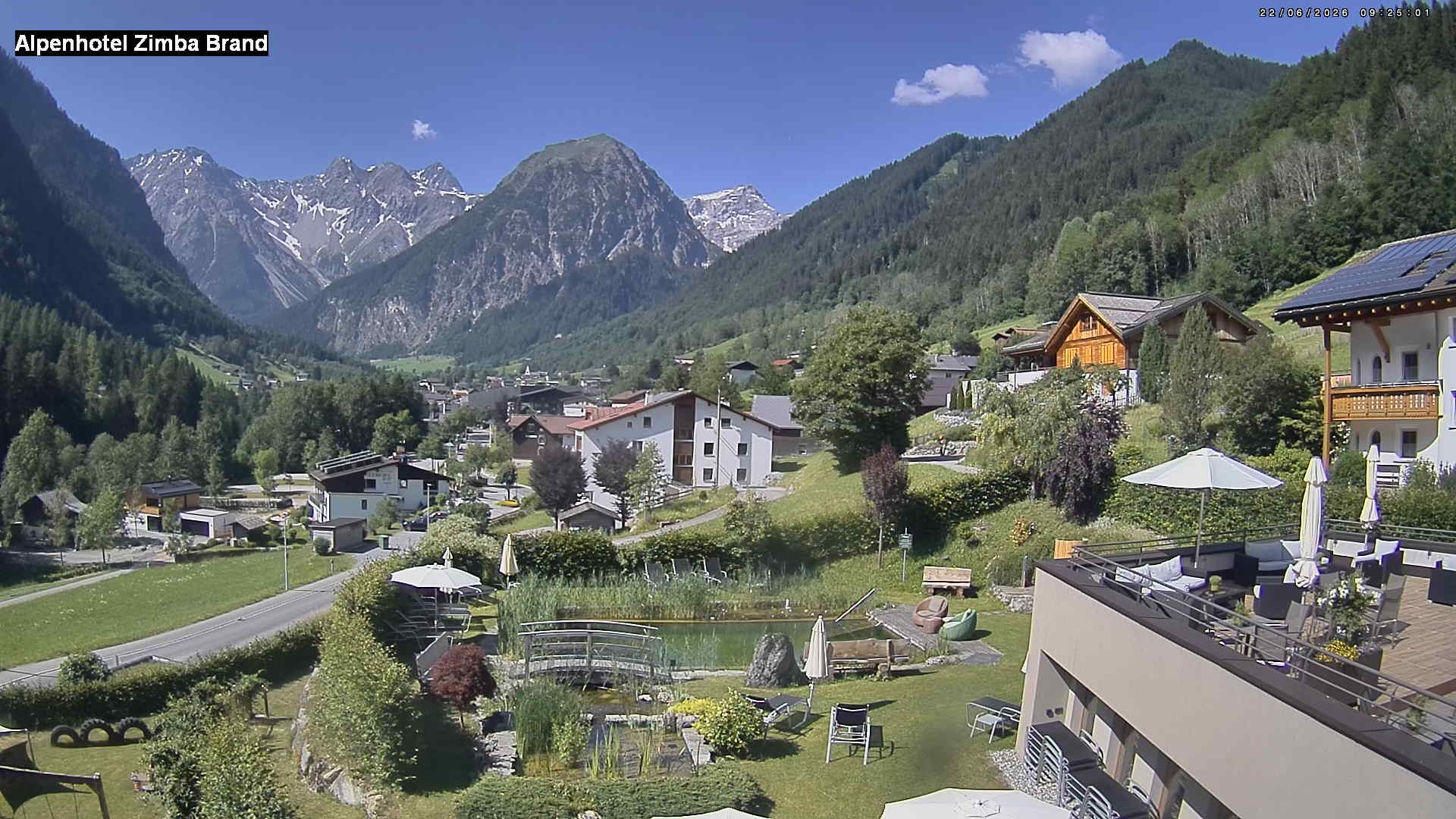 Archiv Foto Webcam Alpenhof Zimba, Brand, Vorarlberg