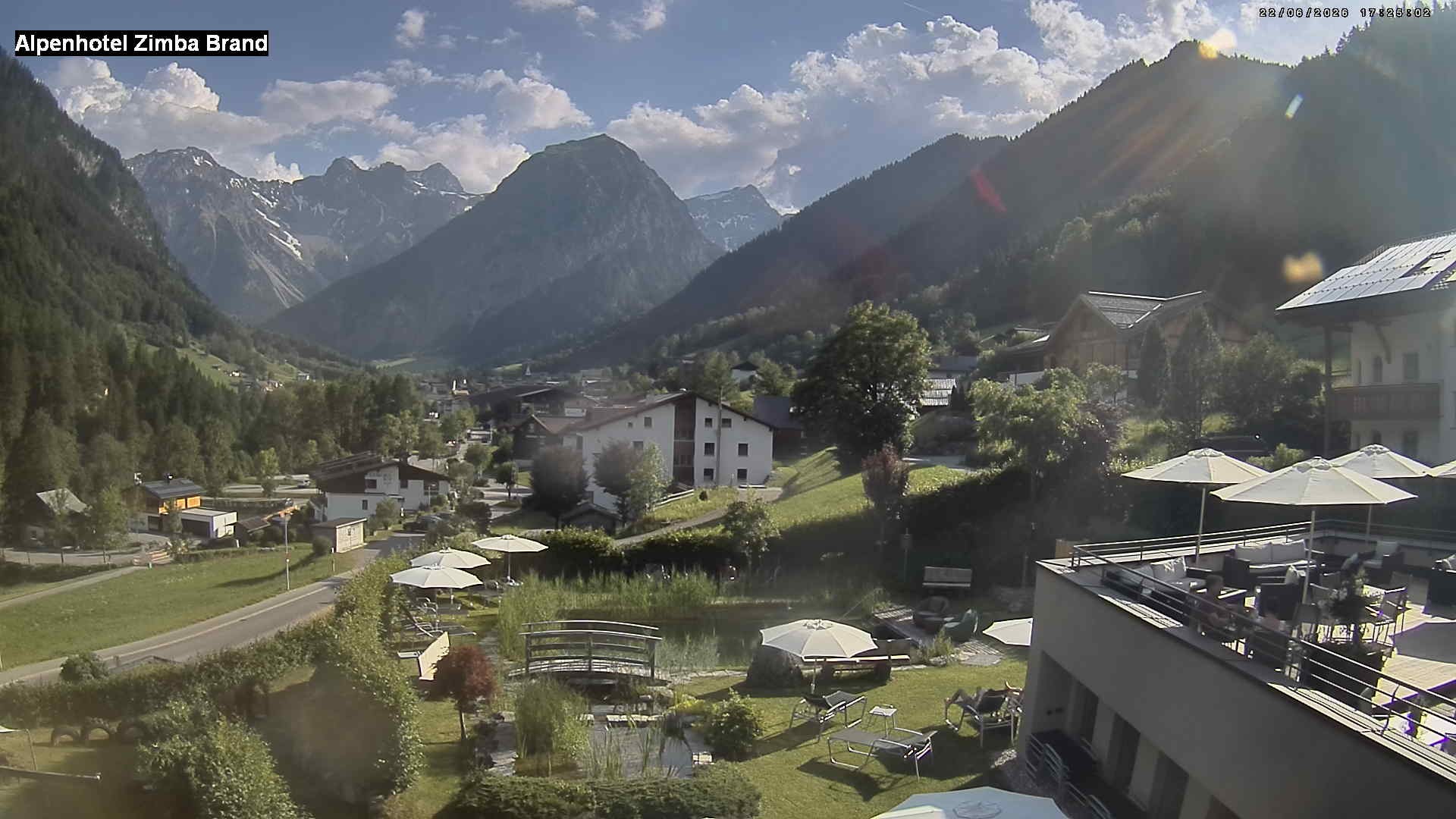 Archiv Foto Webcam Alpenhof Zimba, Brand, Vorarlberg