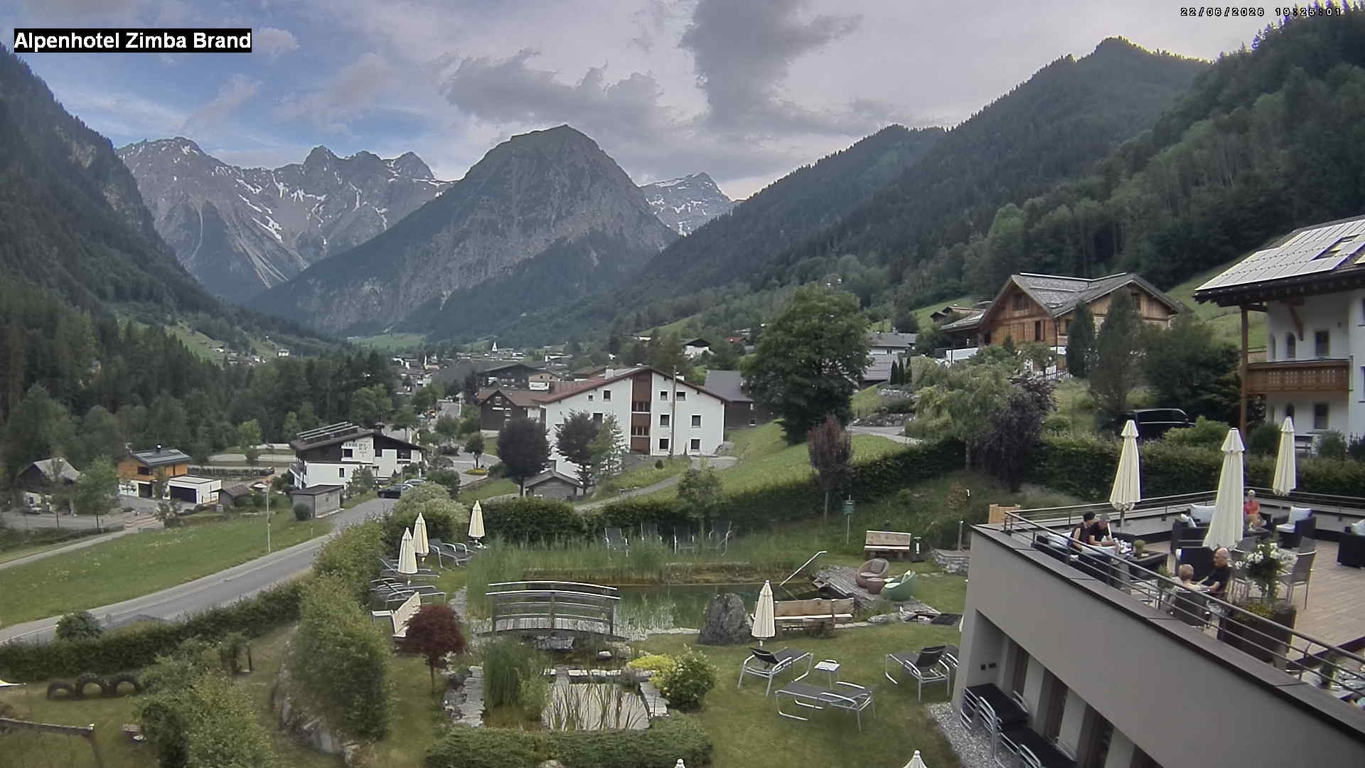Archiv Foto Webcam Alpenhof Zimba, Brand, Vorarlberg