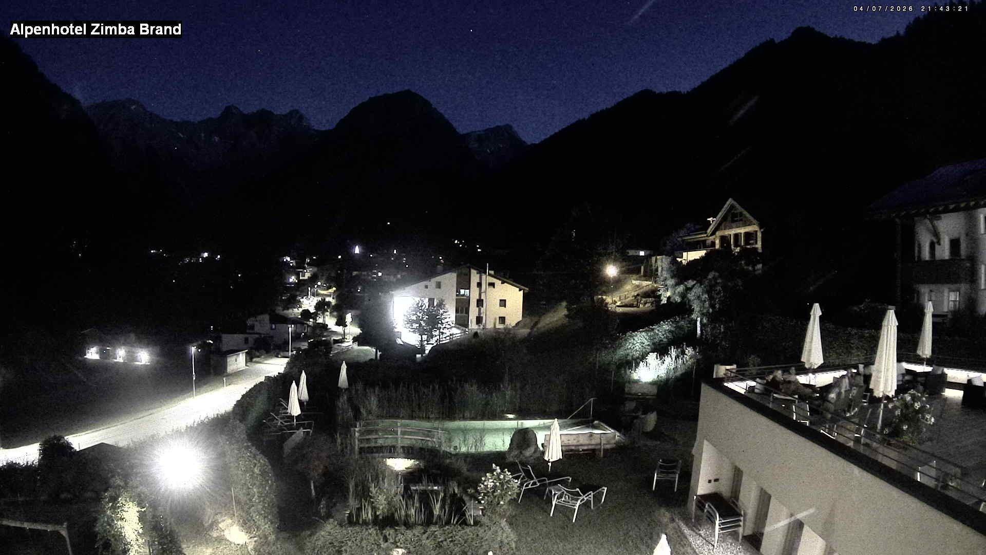 Archiv Foto Webcam Alpenhof Zimba, Brand, Vorarlberg