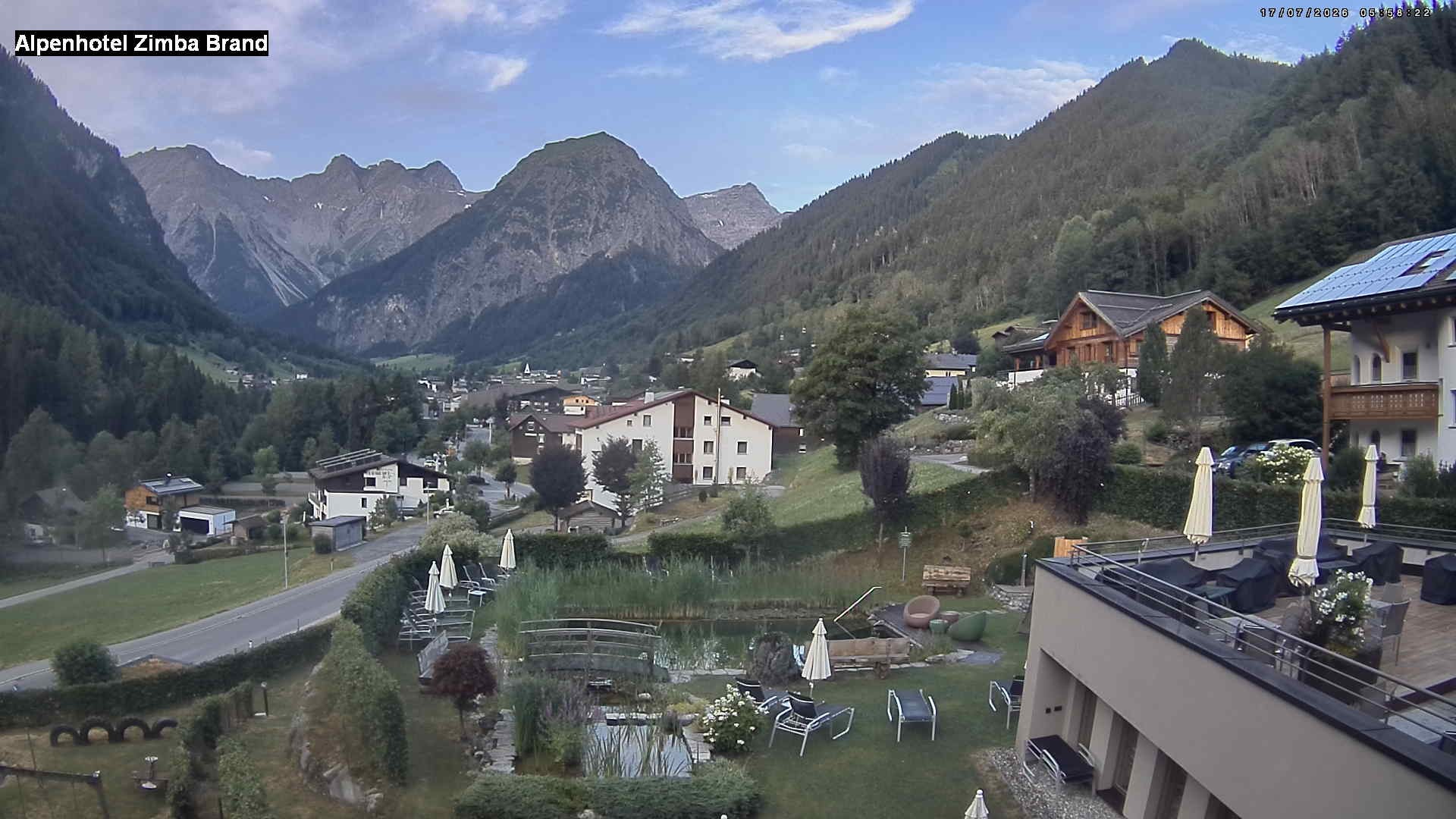 Archiv Foto Webcam Alpenhof Zimba, Brand, Vorarlberg