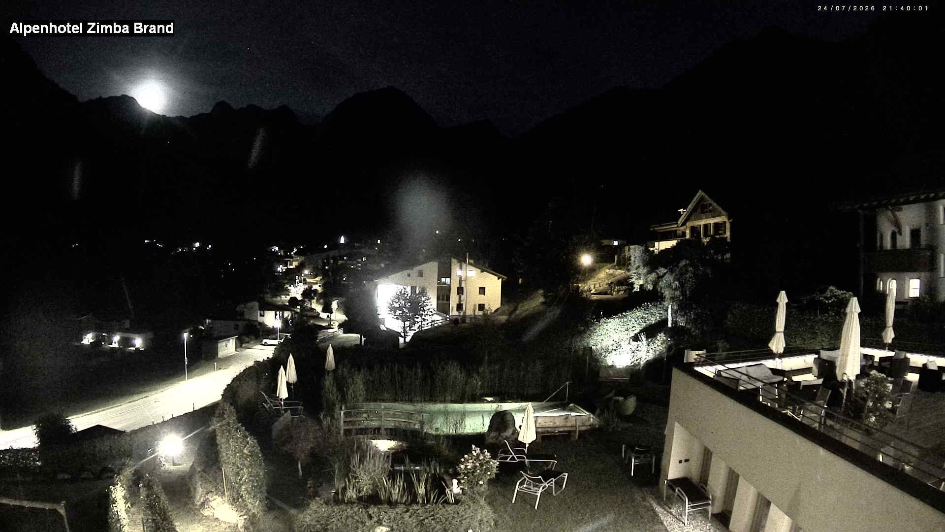 Archiv Foto Webcam Alpenhof Zimba, Brand, Vorarlberg