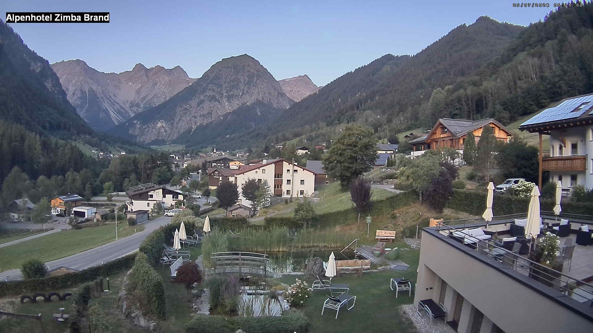 Archiv Foto Webcam Alpenhof Zimba, Brand, Vorarlberg