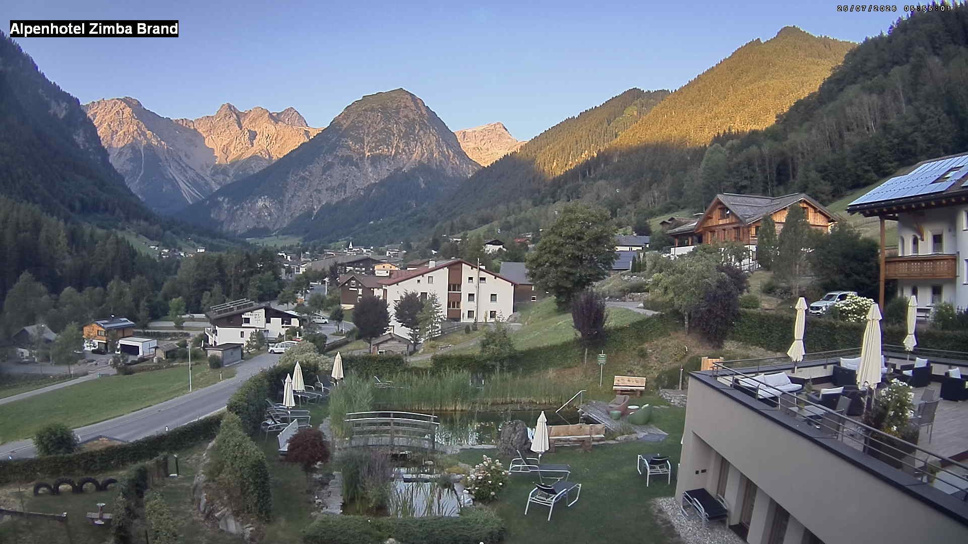 Archiv Foto Webcam Alpenhof Zimba, Brand, Vorarlberg