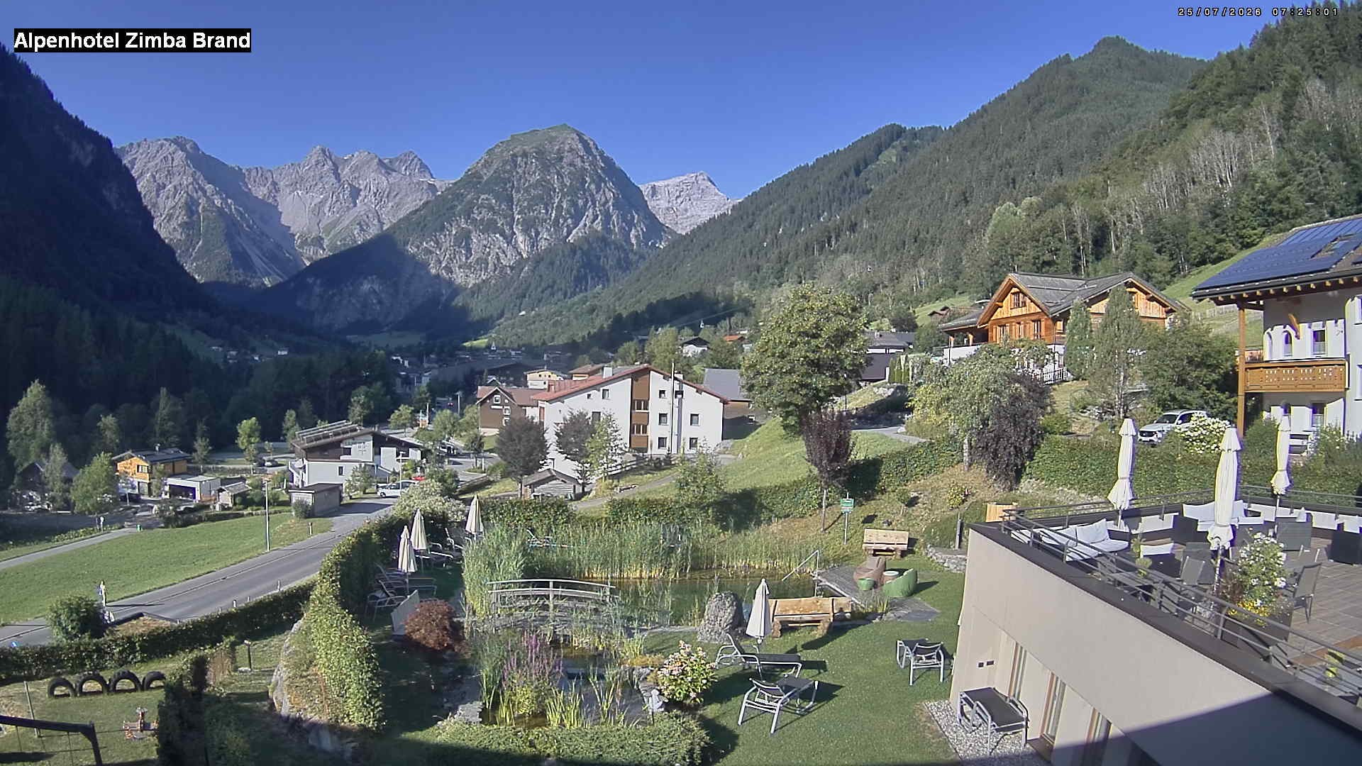 Archiv Foto Webcam Alpenhof Zimba, Brand, Vorarlberg