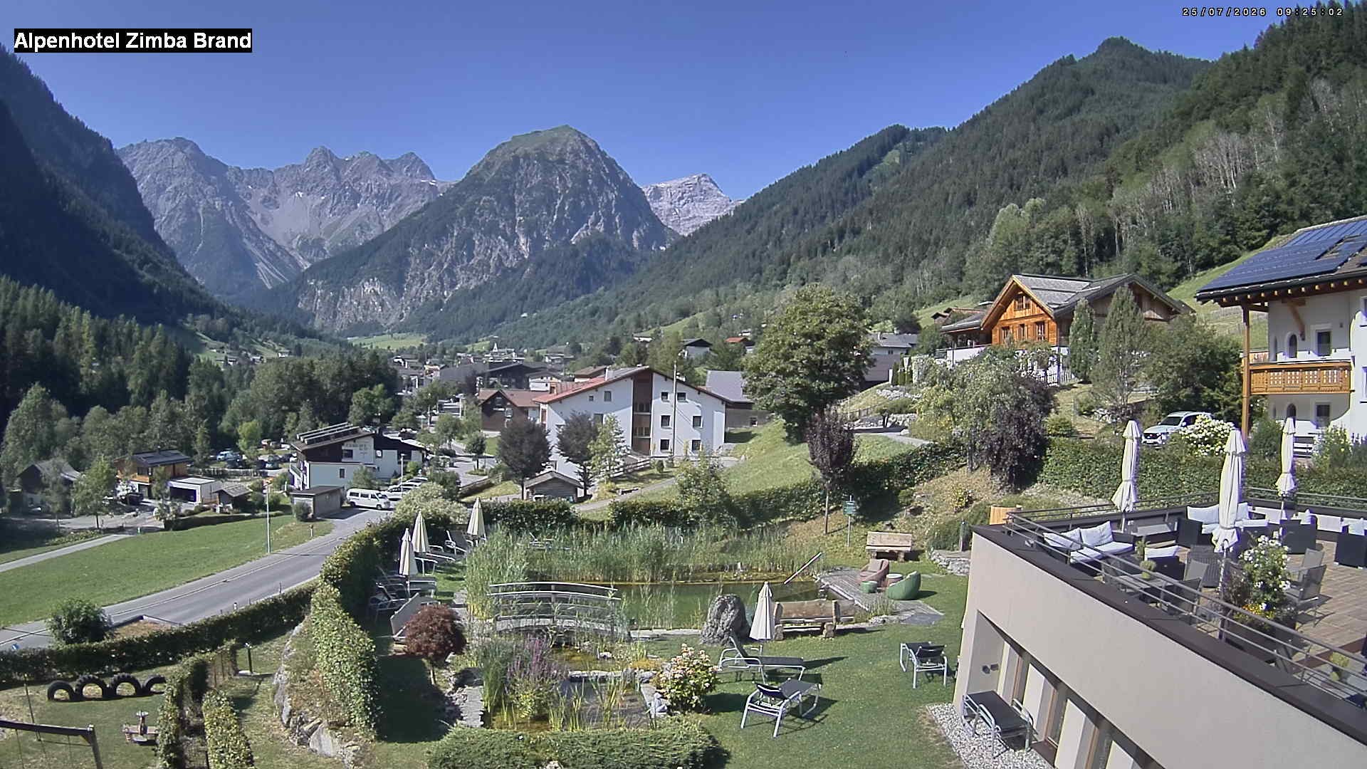 Archiv Foto Webcam Alpenhof Zimba, Brand, Vorarlberg