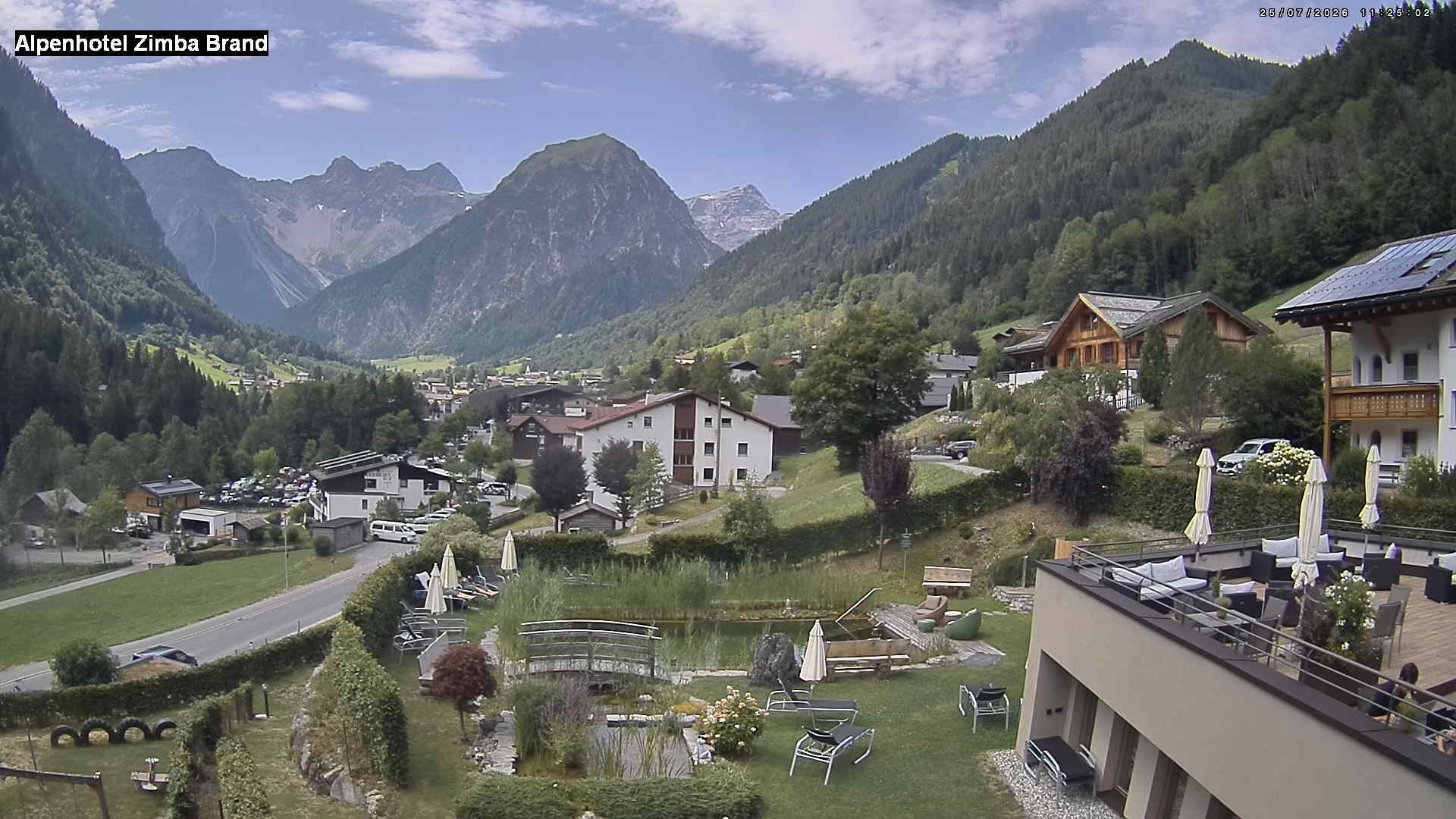Archiv Foto Webcam Alpenhof Zimba, Brand, Vorarlberg
