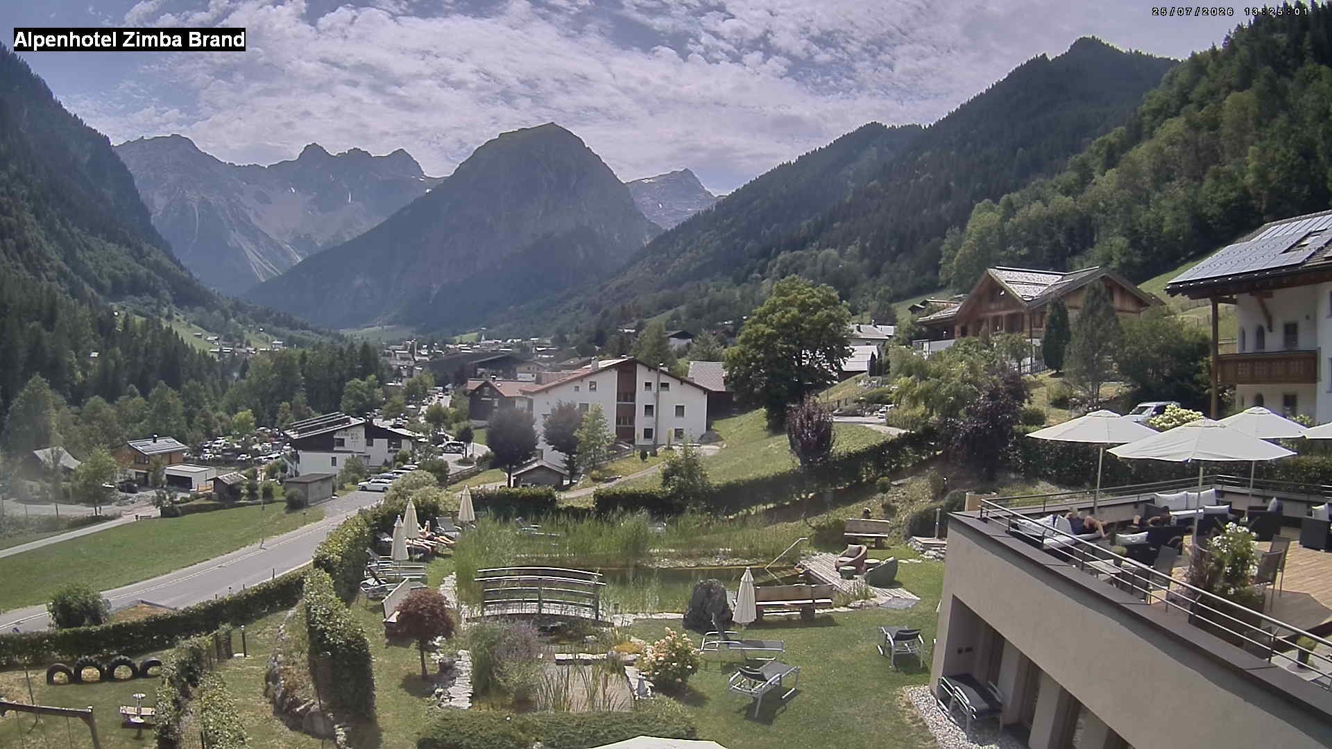 Archiv Foto Webcam Alpenhof Zimba, Brand, Vorarlberg