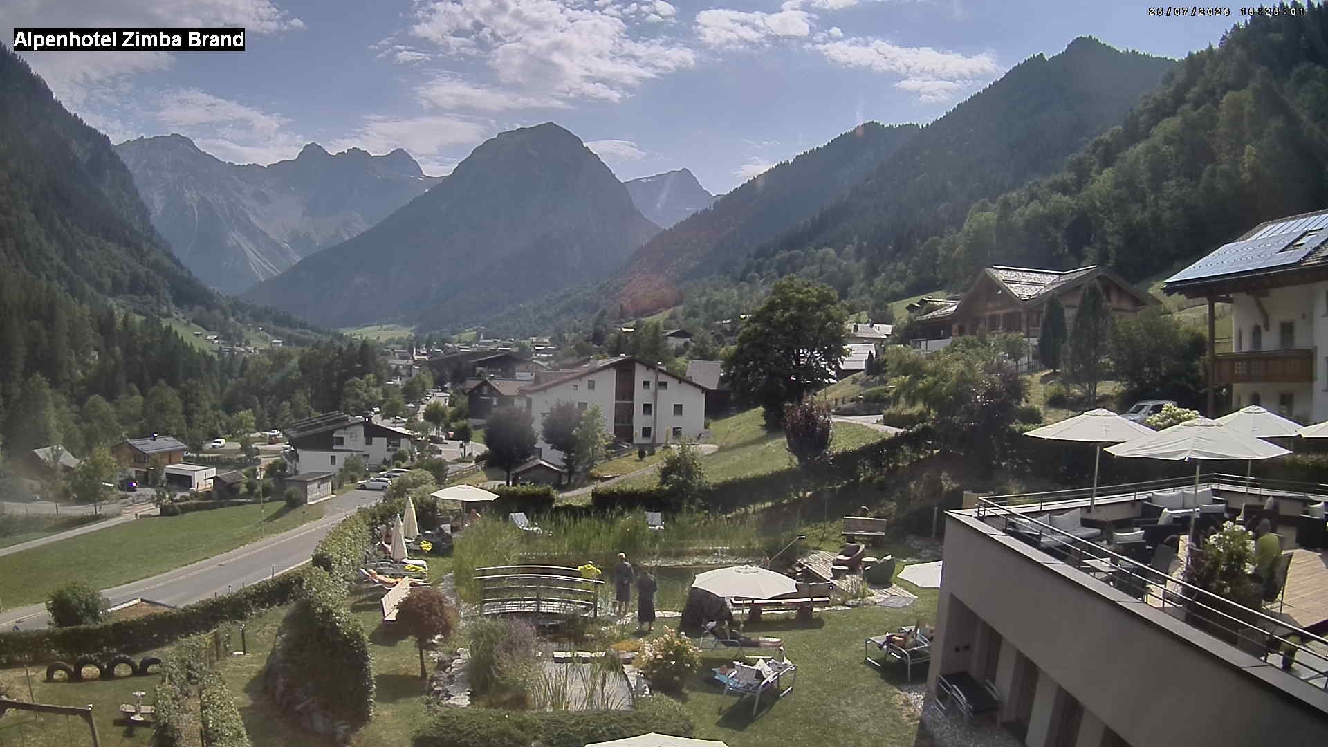 Archiv Foto Webcam Alpenhof Zimba, Brand, Vorarlberg