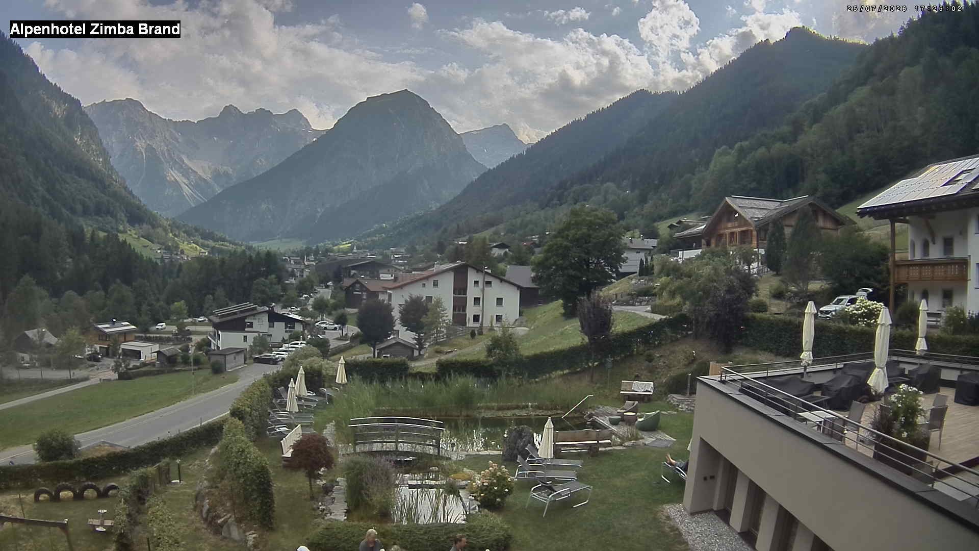 Archiv Foto Webcam Alpenhof Zimba, Brand, Vorarlberg