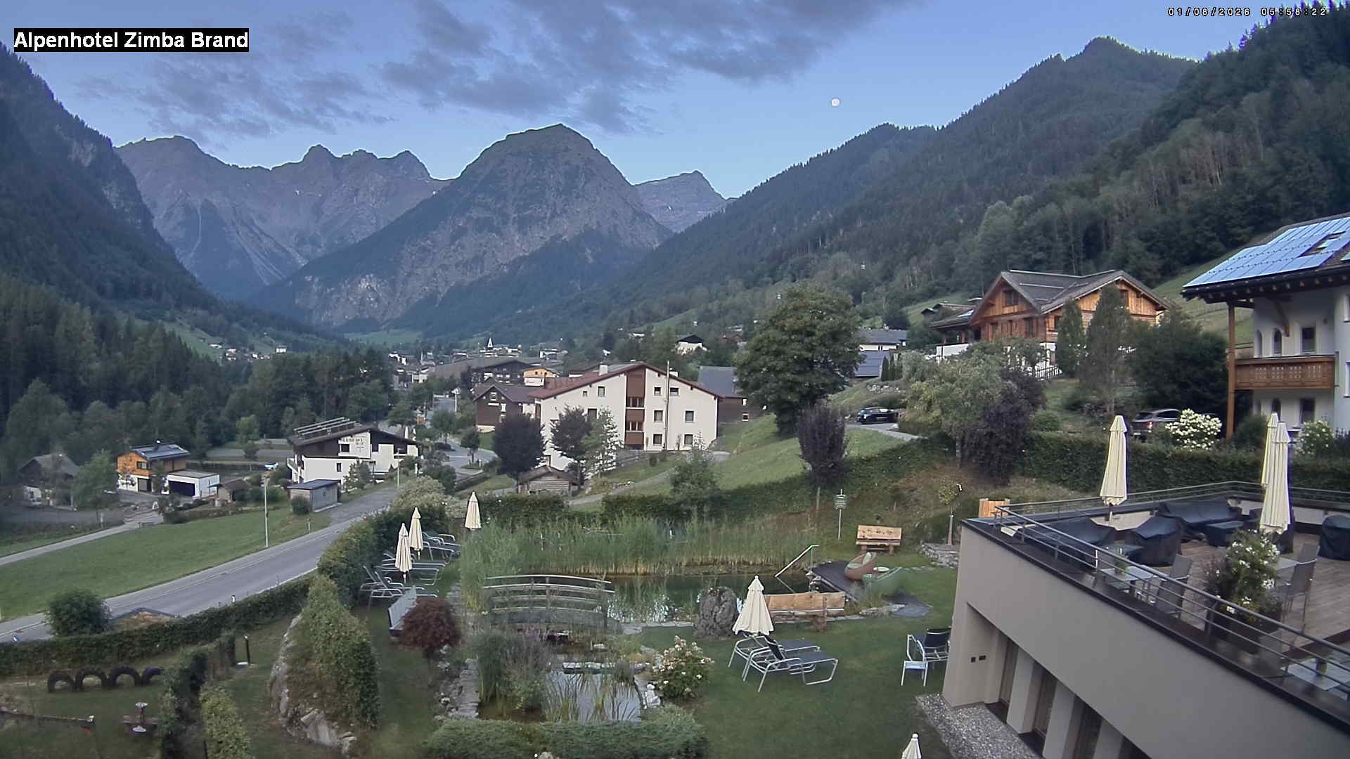 Archiv Foto Webcam Alpenhof Zimba, Brand, Vorarlberg