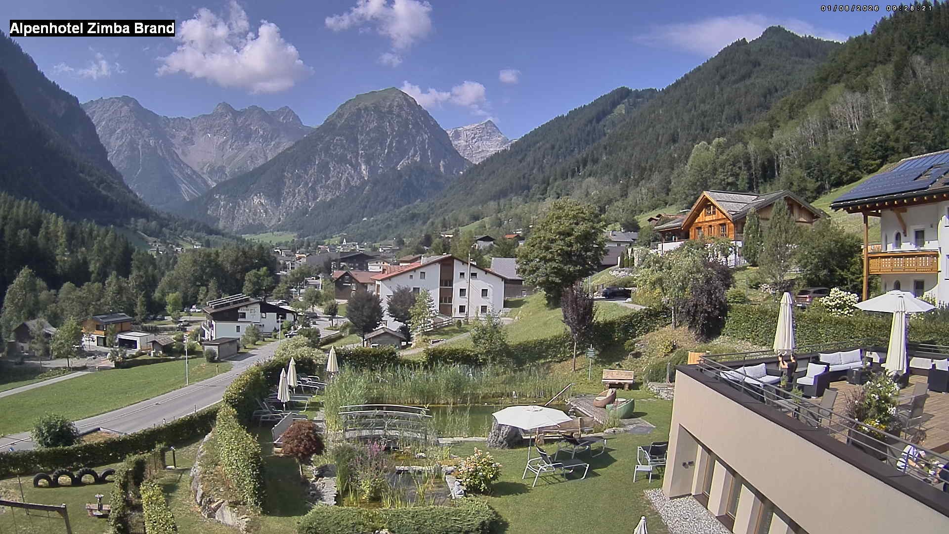 Archiv Foto Webcam Alpenhof Zimba, Brand, Vorarlberg