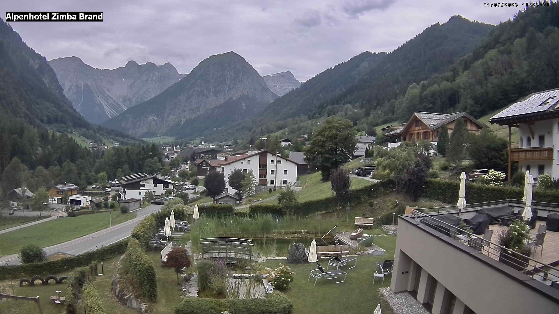 Archiv Foto Webcam Alpenhof Zimba, Brand, Vorarlberg