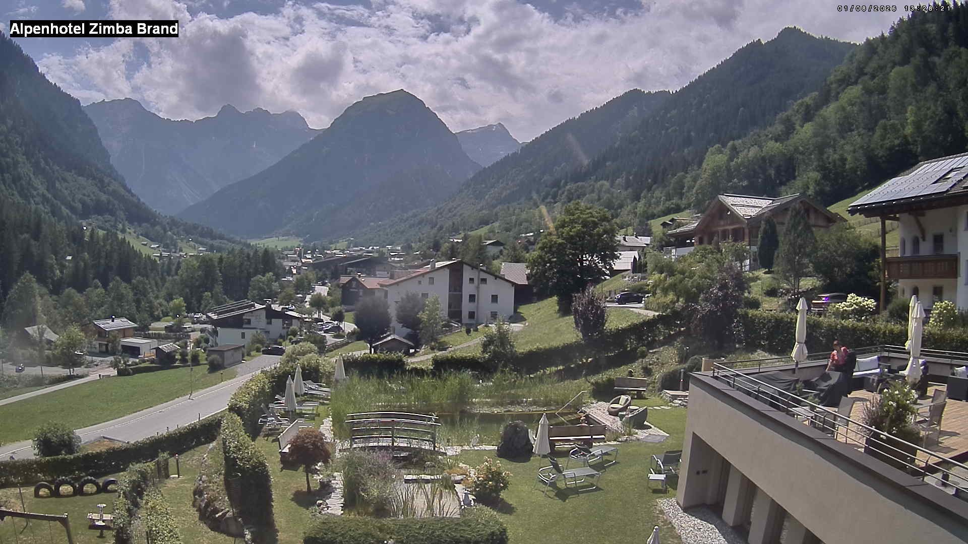 Archiv Foto Webcam Alpenhof Zimba, Brand, Vorarlberg