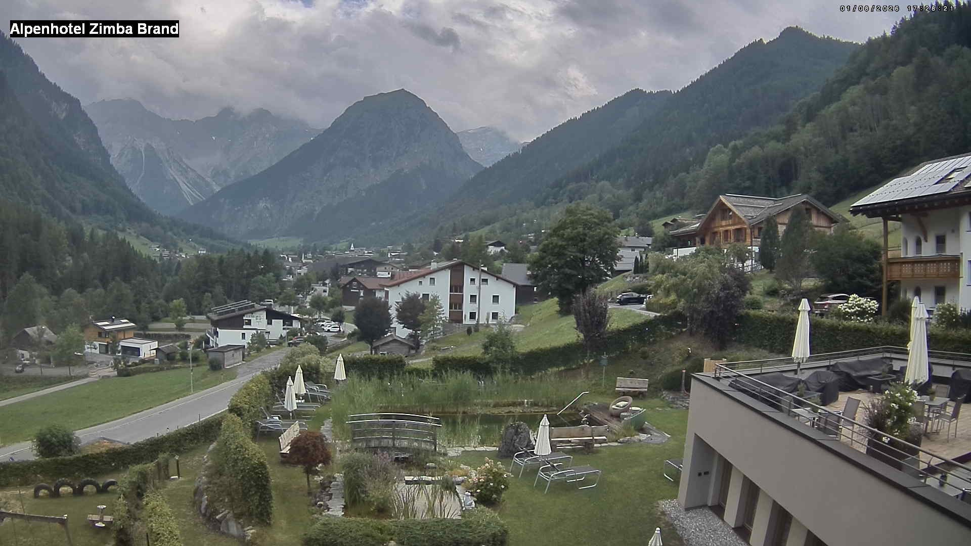 Archiv Foto Webcam Alpenhof Zimba, Brand, Vorarlberg