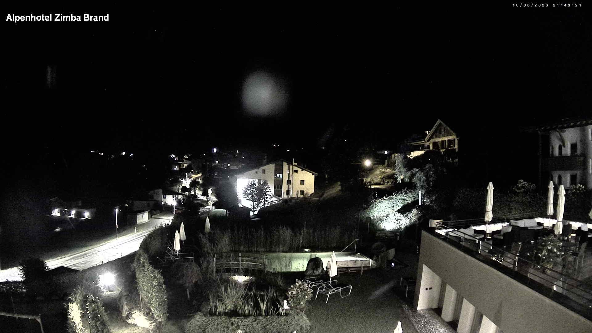 Archived image Webcam hotel Zimba, Brand in Vorarlberg