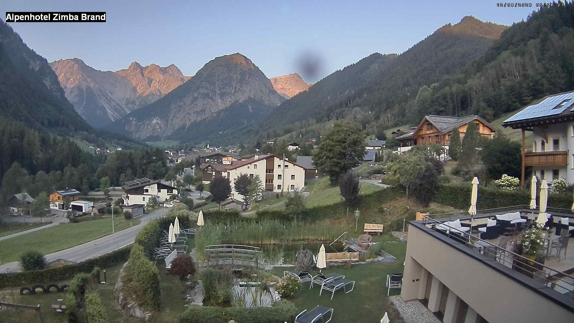 Archiv Foto Webcam Alpenhof Zimba, Brand, Vorarlberg