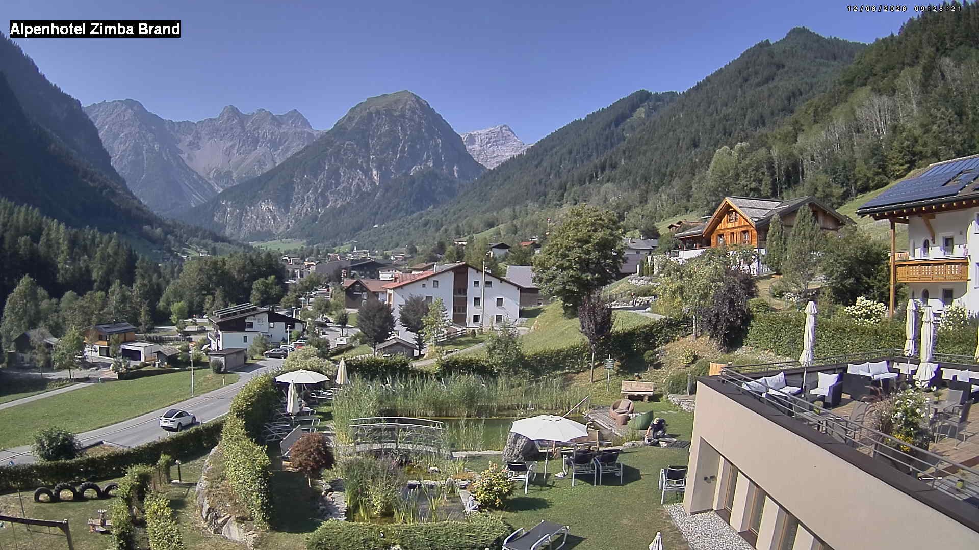Archiv Foto Webcam Alpenhof Zimba, Brand, Vorarlberg