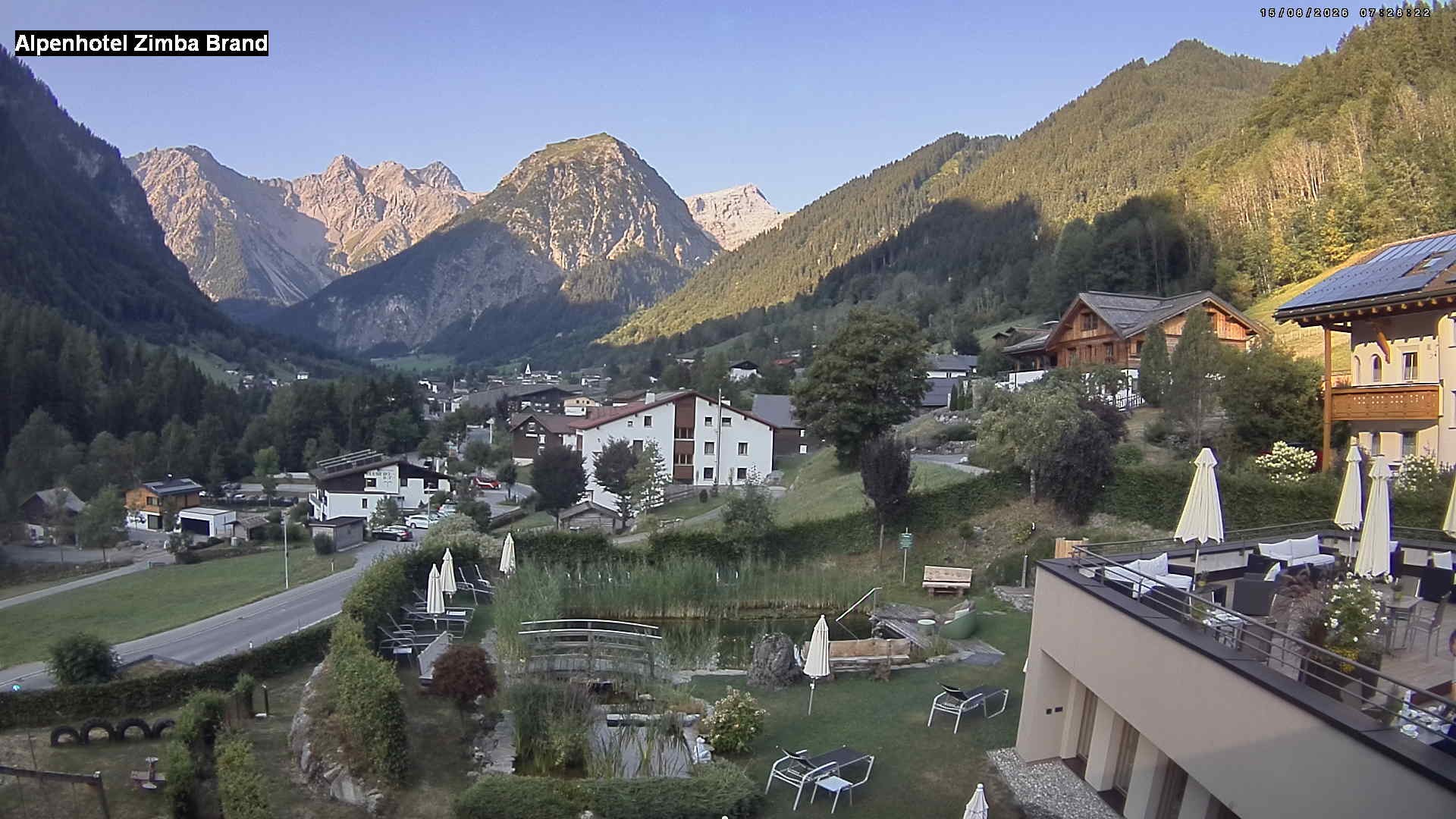 Archiv Foto Webcam Alpenhof Zimba, Brand, Vorarlberg