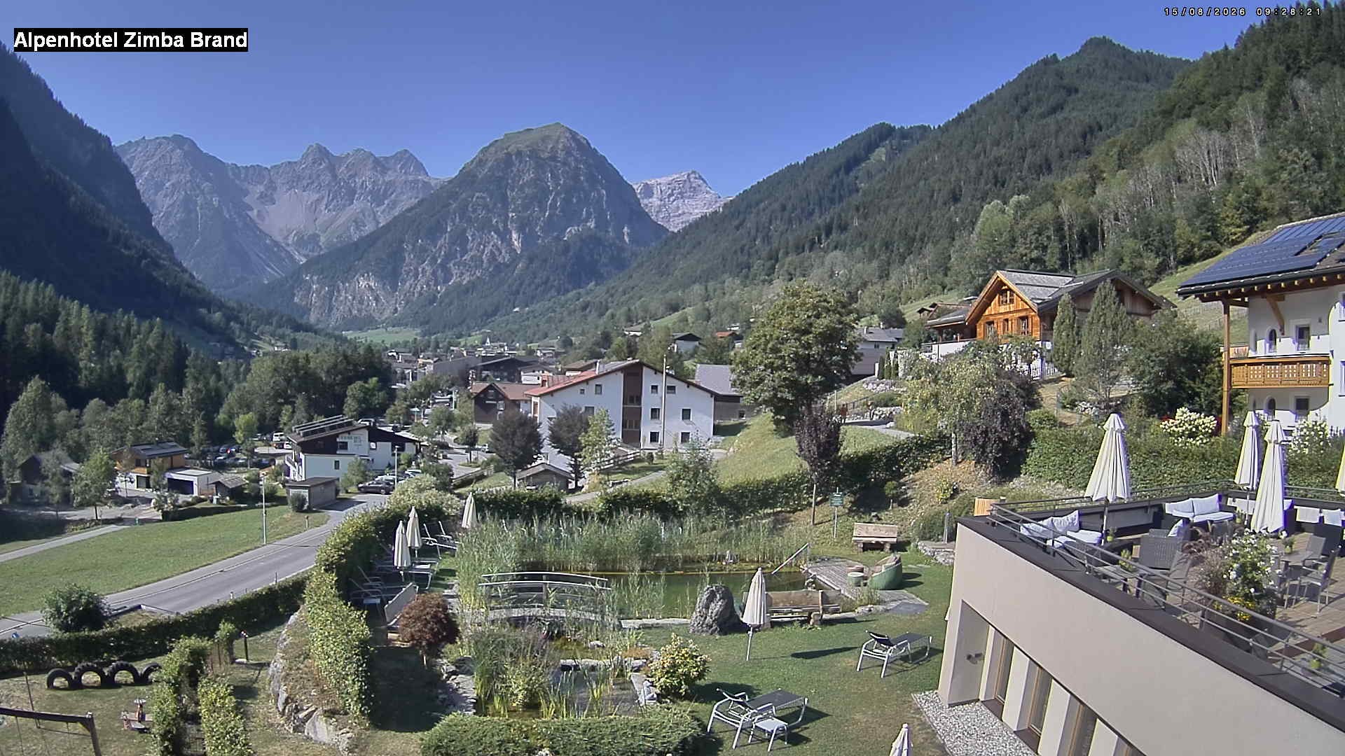 Archiv Foto Webcam Alpenhof Zimba, Brand, Vorarlberg