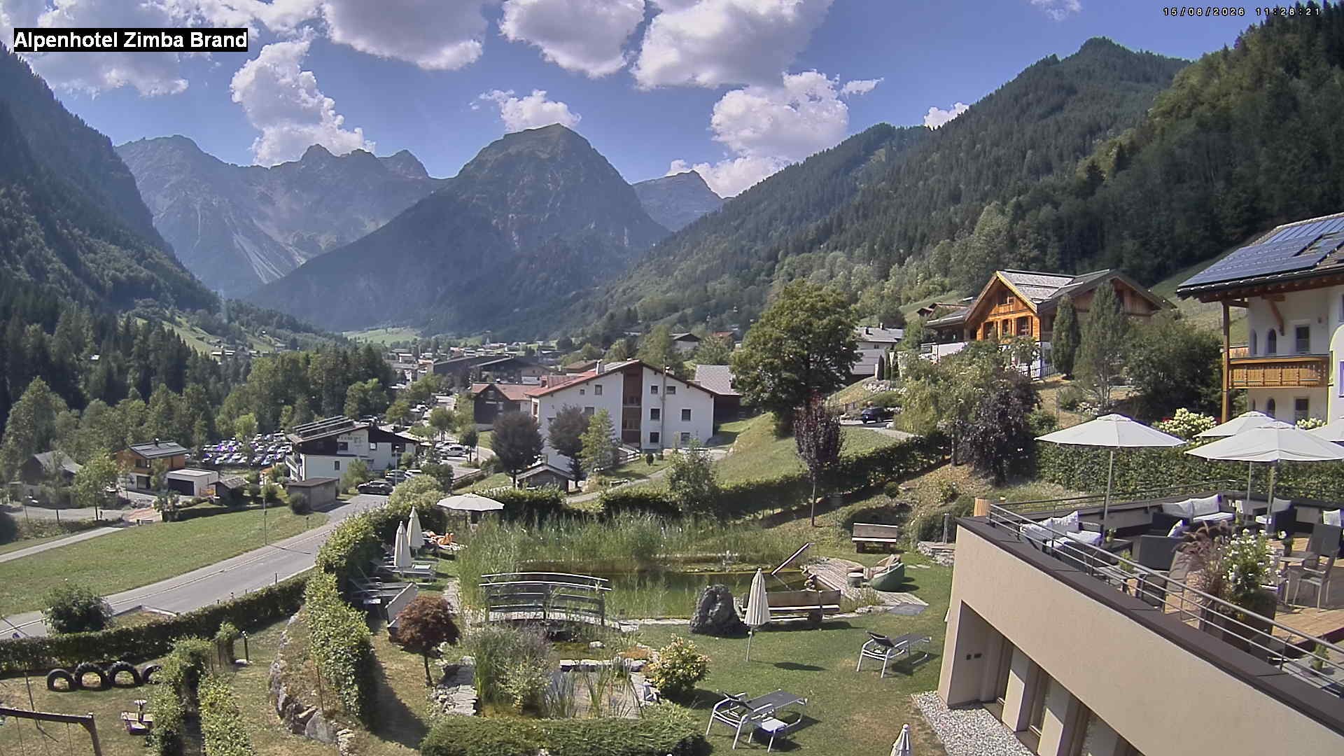 Archiv Foto Webcam Alpenhof Zimba, Brand, Vorarlberg