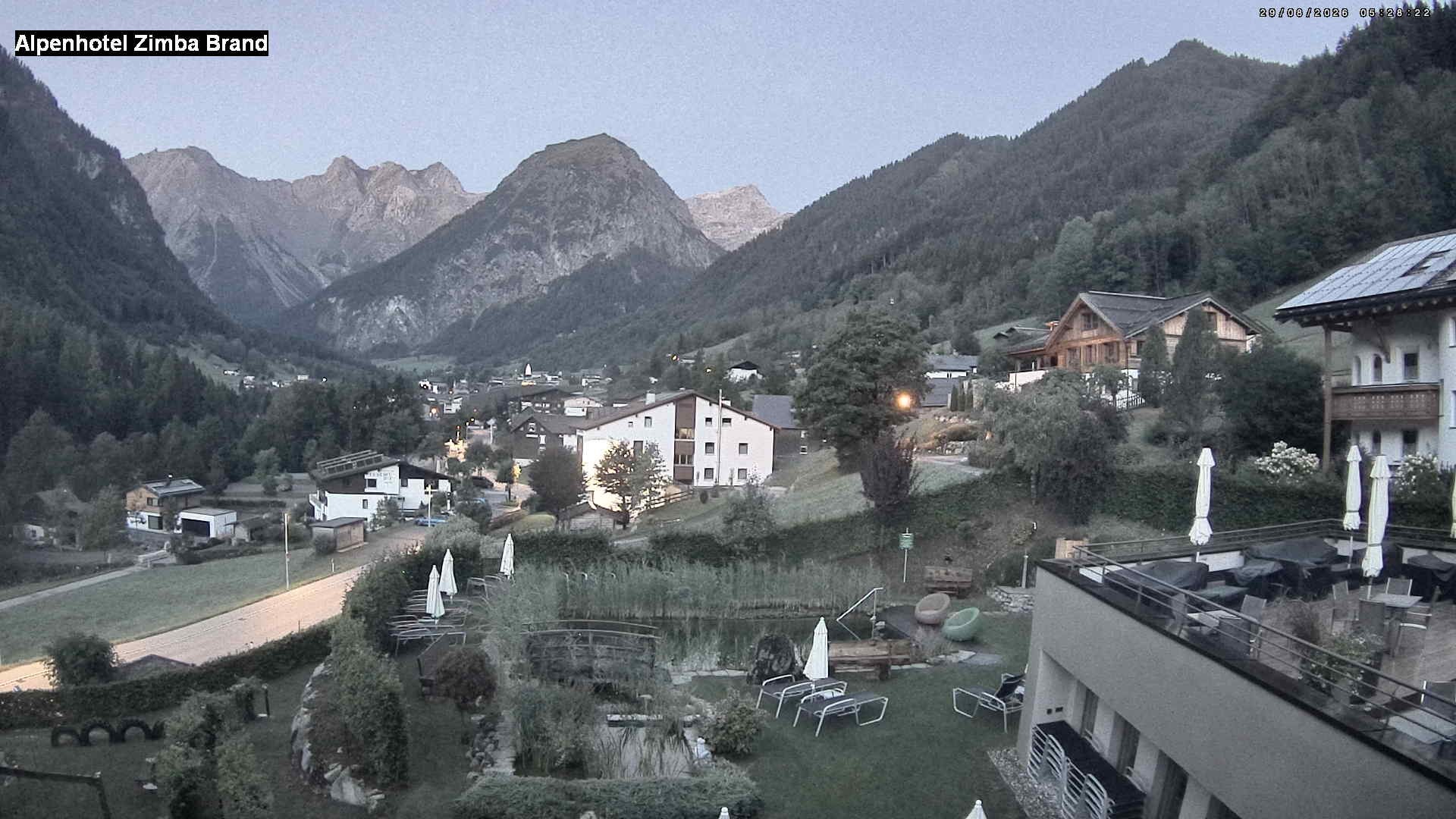 Archiv Foto Webcam Alpenhof Zimba, Brand, Vorarlberg