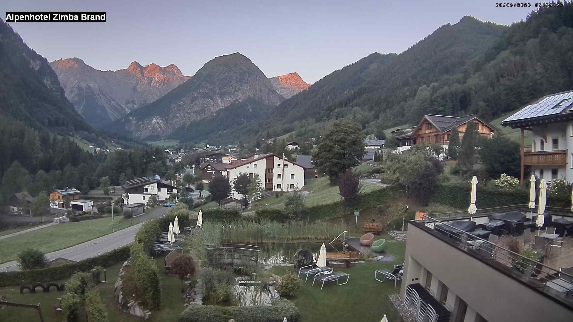 Archiv Foto Webcam Alpenhof Zimba, Brand, Vorarlberg