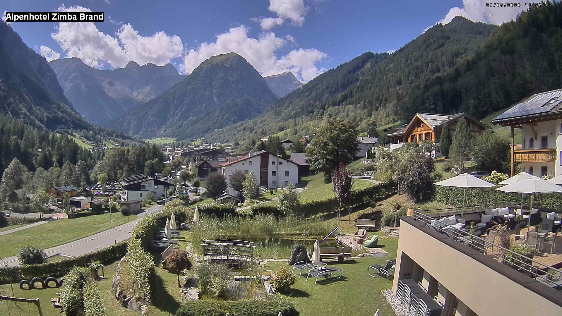 Archiv Foto Webcam Alpenhof Zimba, Brand, Vorarlberg