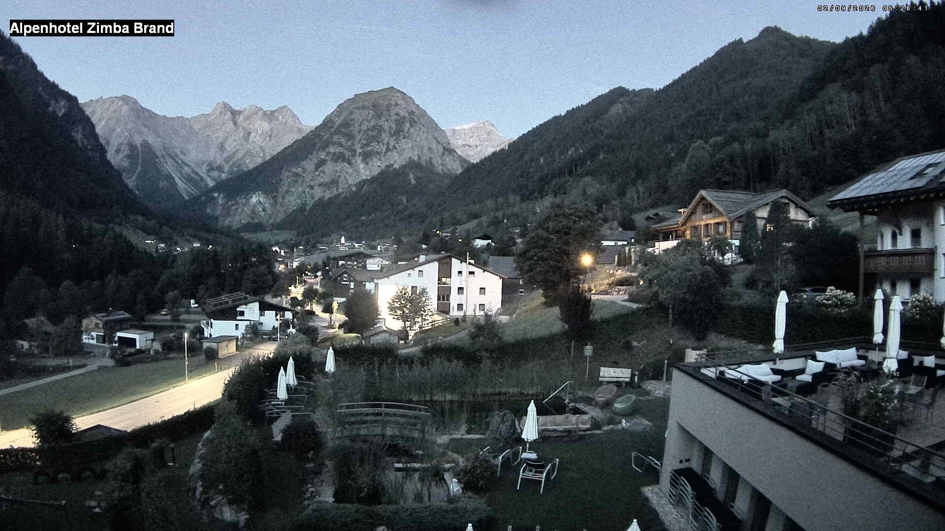Archiv Foto Webcam Alpenhof Zimba, Brand, Vorarlberg
