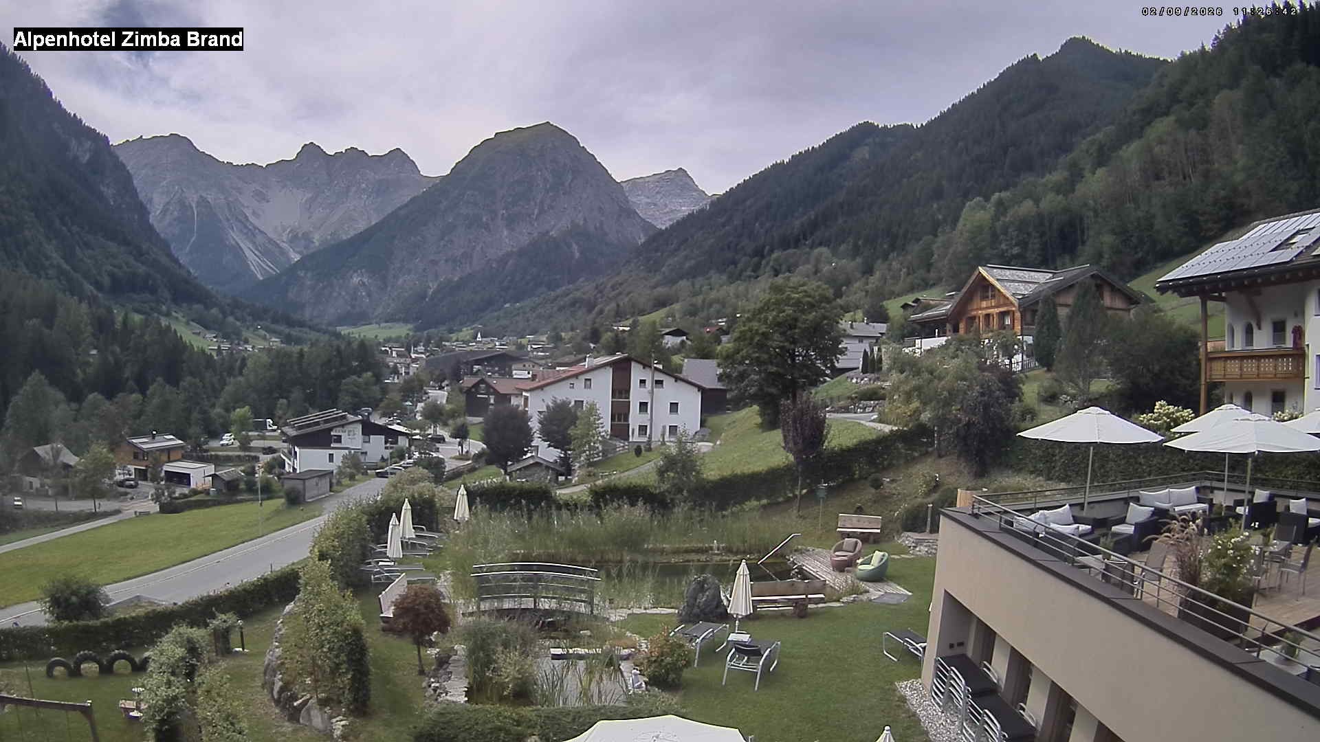 Archiv Foto Webcam Alpenhof Zimba, Brand, Vorarlberg