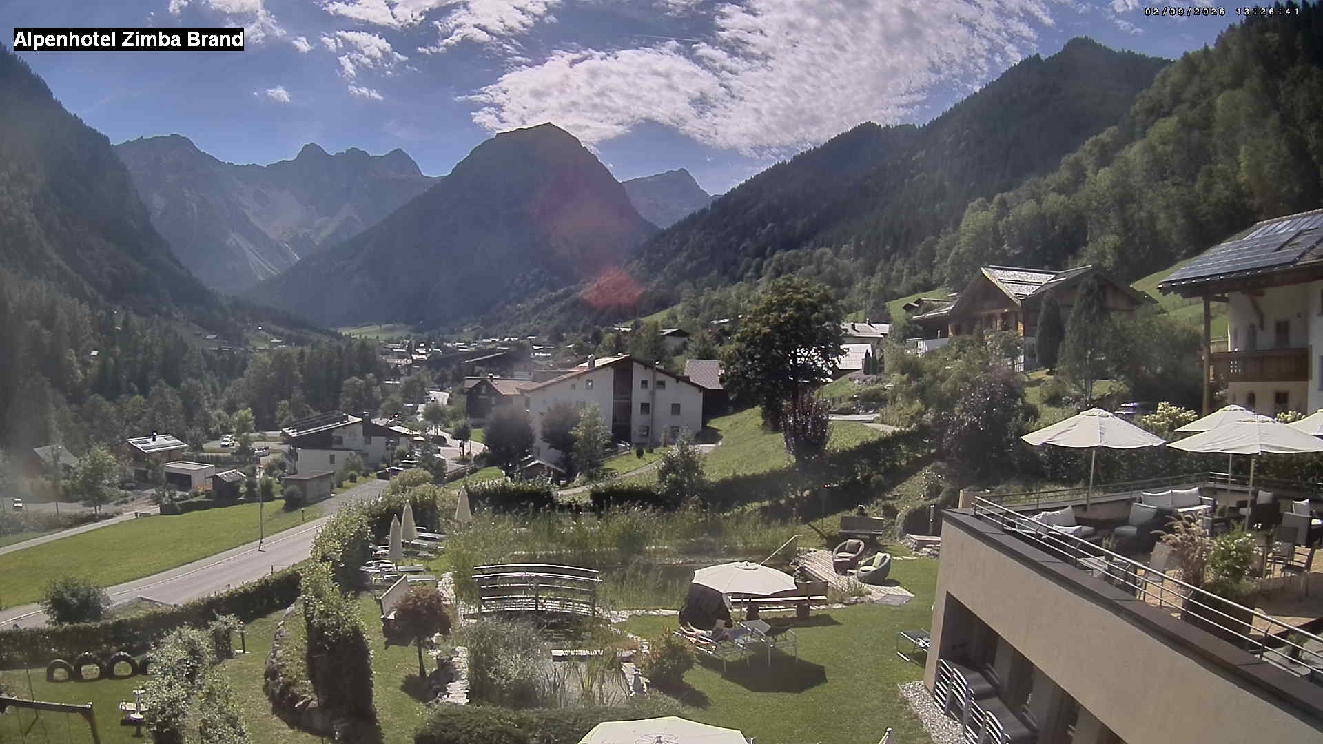 Archiv Foto Webcam Alpenhof Zimba, Brand, Vorarlberg