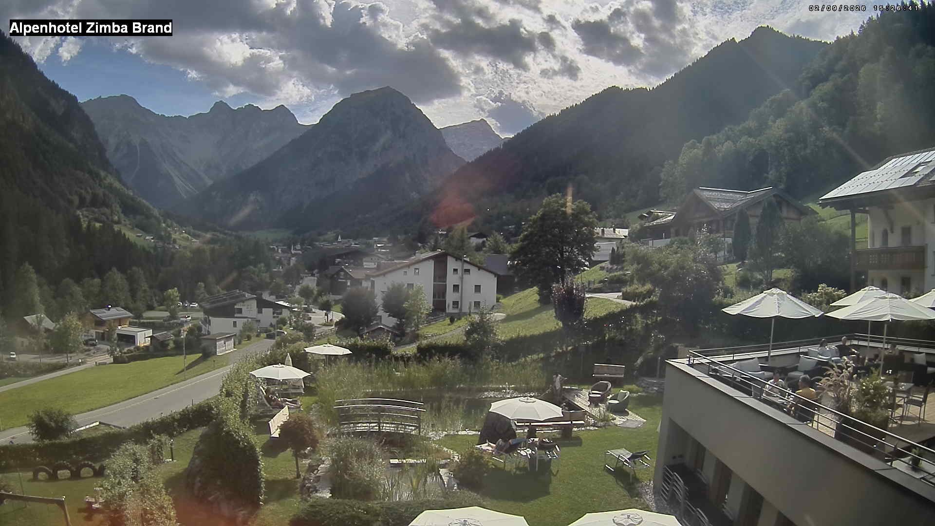 Archiv Foto Webcam Alpenhof Zimba, Brand, Vorarlberg