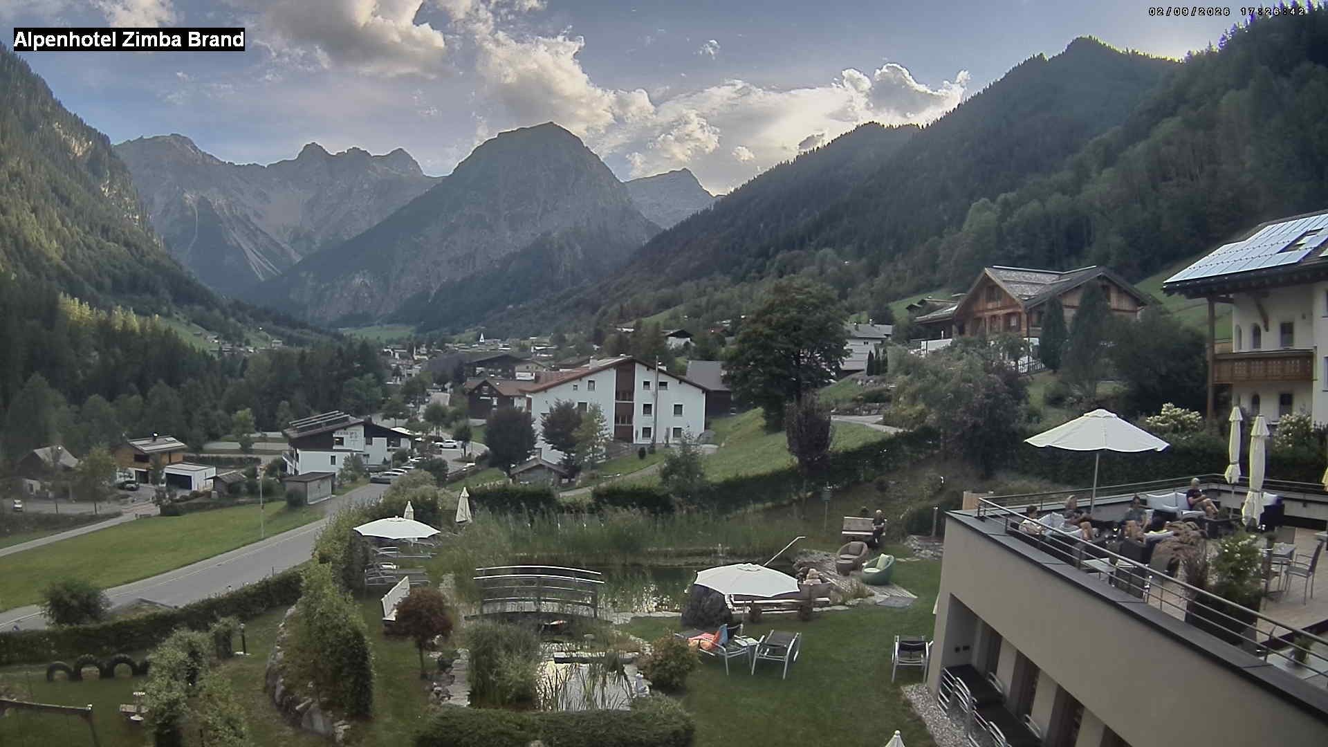 Archiv Foto Webcam Alpenhof Zimba, Brand, Vorarlberg