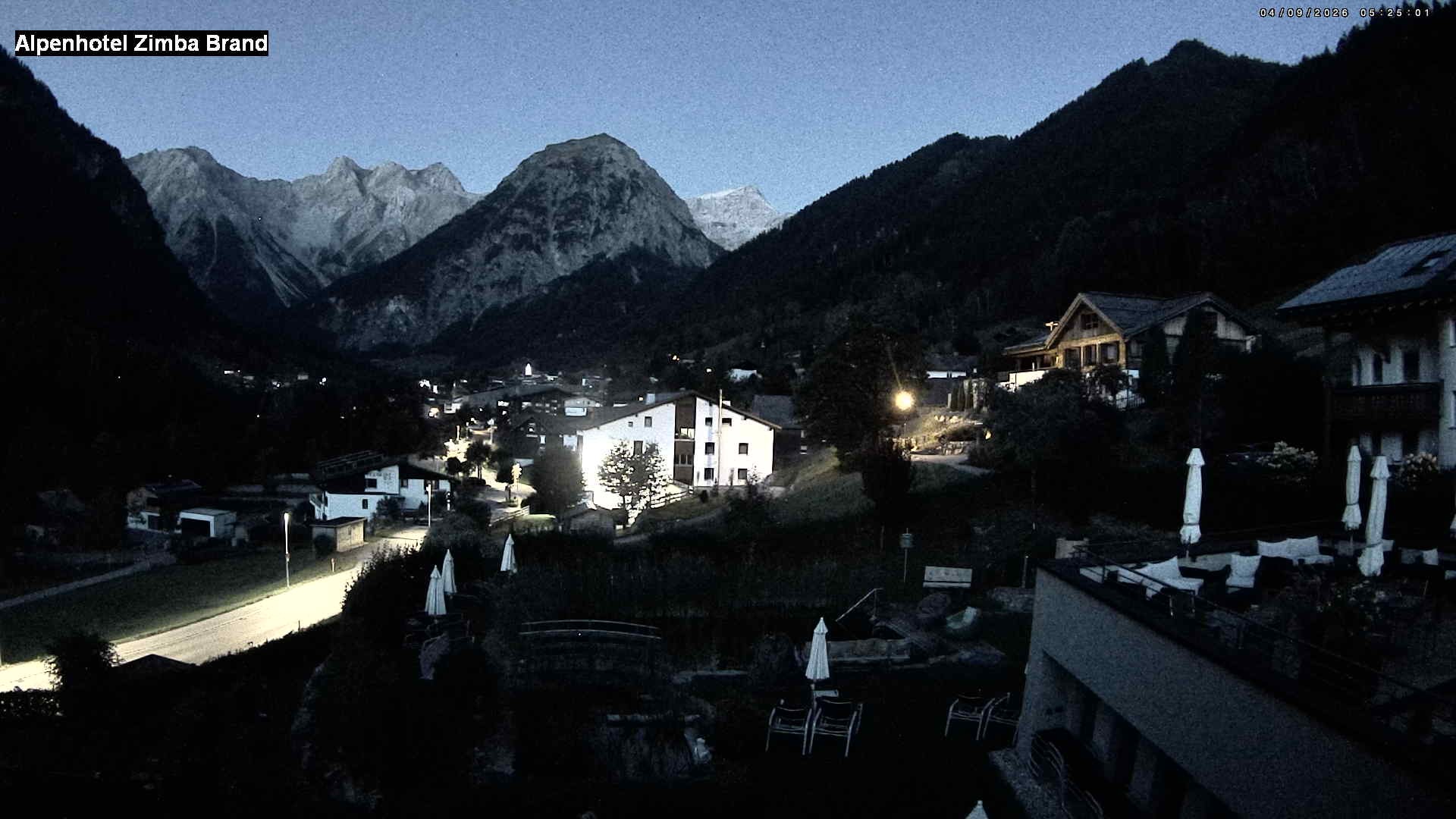 Archiv Foto Webcam Alpenhof Zimba, Brand, Vorarlberg