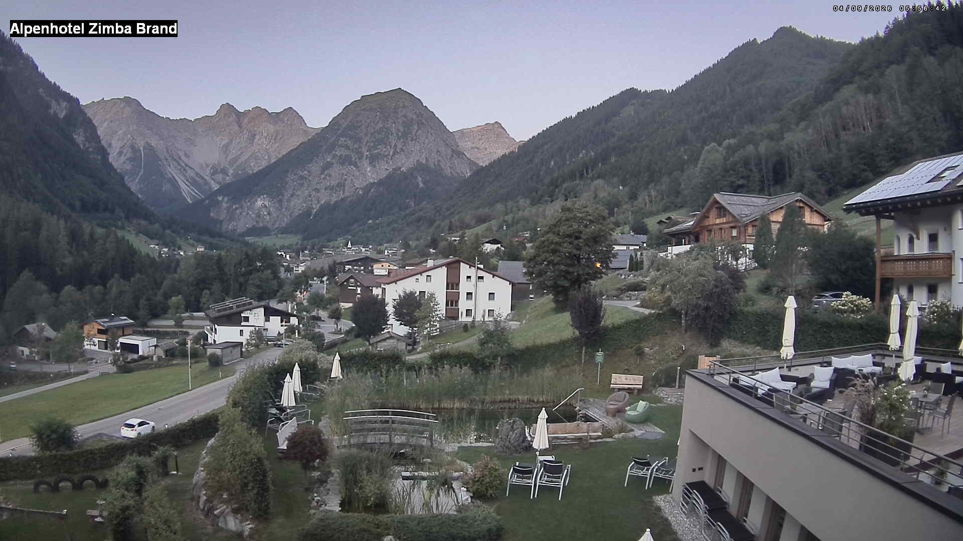 Archiv Foto Webcam Alpenhof Zimba, Brand, Vorarlberg
