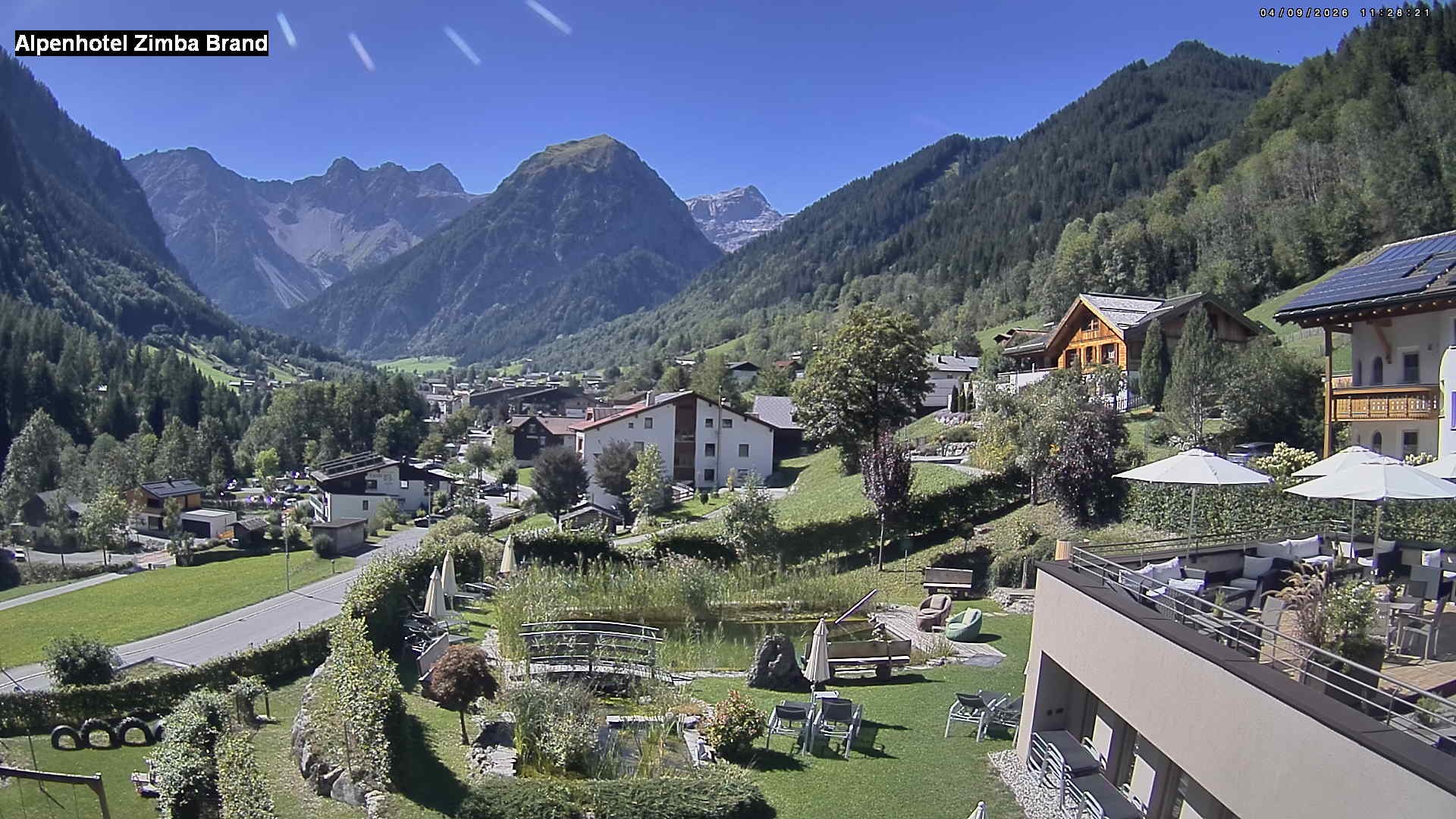 Archiv Foto Webcam Alpenhof Zimba, Brand, Vorarlberg
