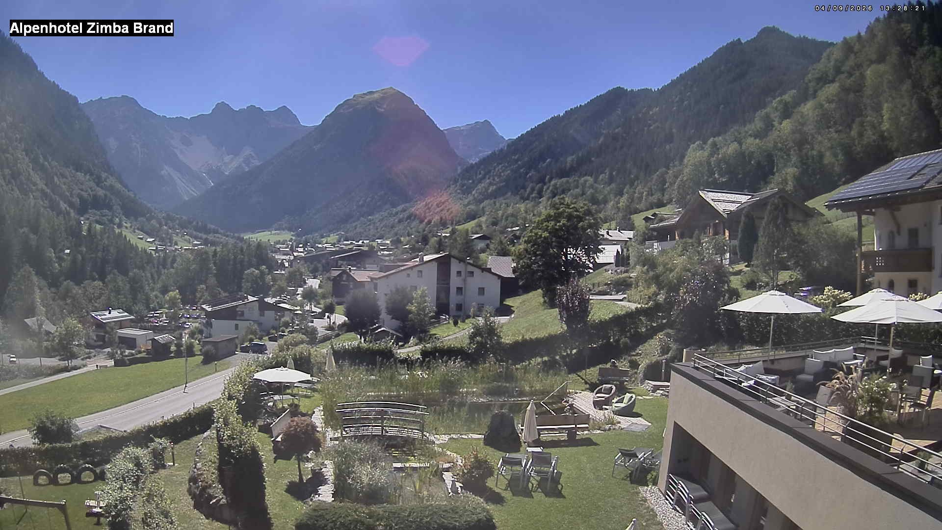 Archiv Foto Webcam Alpenhof Zimba, Brand, Vorarlberg