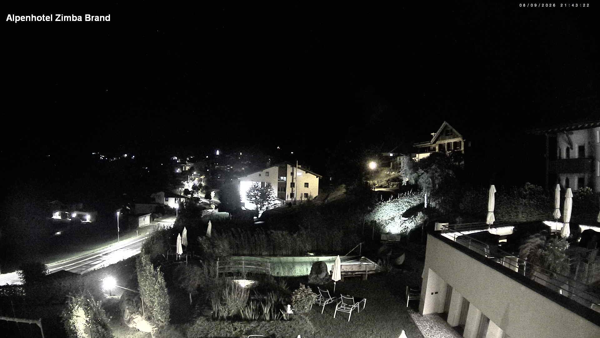 Archived image Webcam hotel Zimba, Brand in Vorarlberg