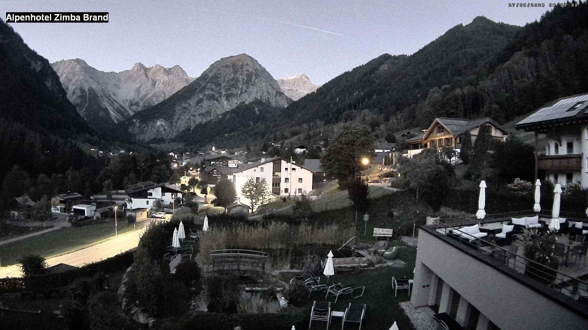 Archiv Foto Webcam Alpenhof Zimba, Brand, Vorarlberg