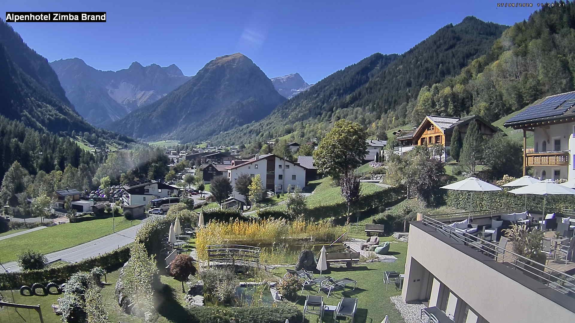 Archiv Foto Webcam Alpenhof Zimba, Brand, Vorarlberg