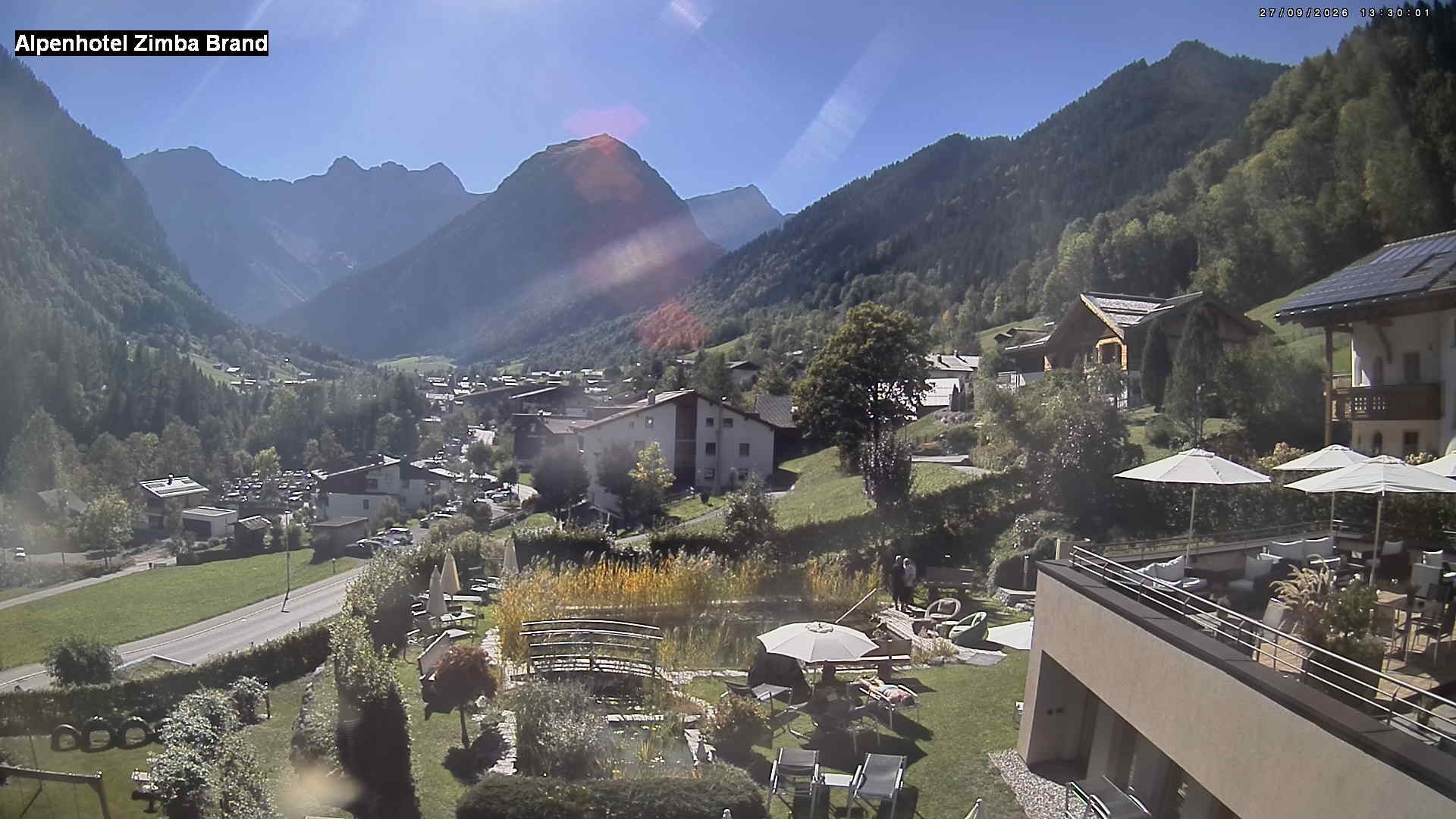 Archiv Foto Webcam Alpenhof Zimba, Brand, Vorarlberg