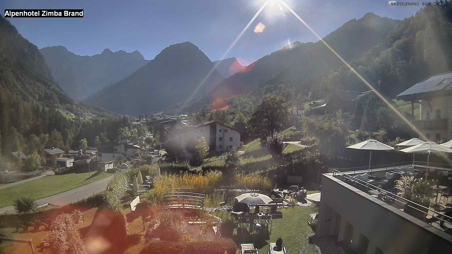 Archiv Foto Webcam Alpenhof Zimba, Brand, Vorarlberg