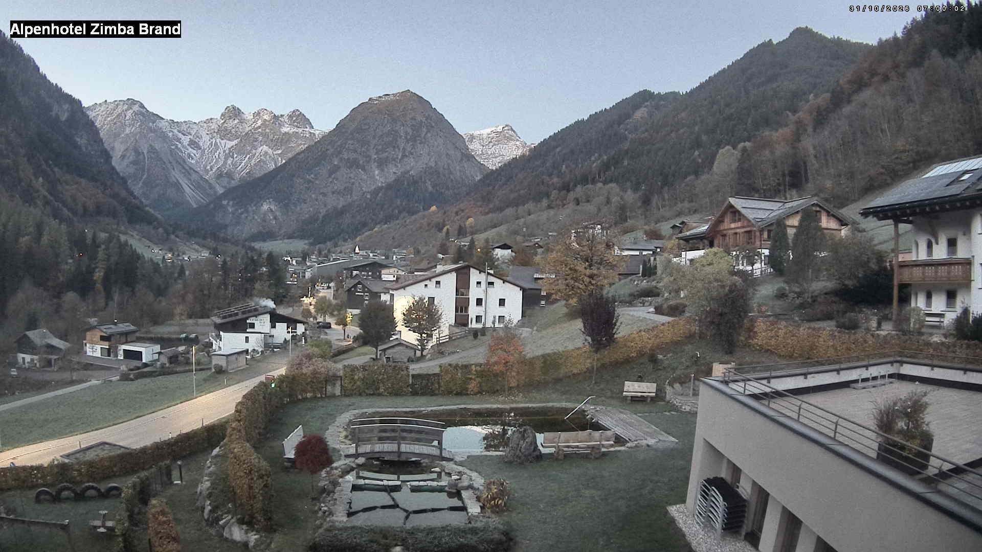 Archiv Foto Webcam Alpenhof Zimba, Brand, Vorarlberg