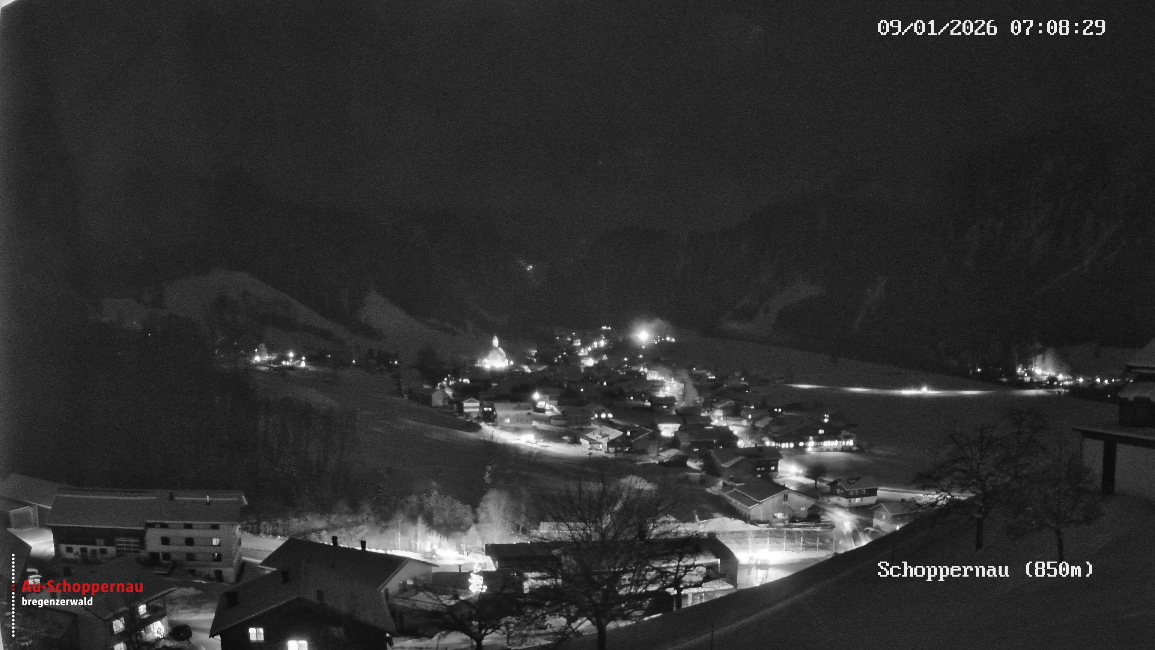 Archiv Foto Webcam Schoppernau im Bregenzerwald