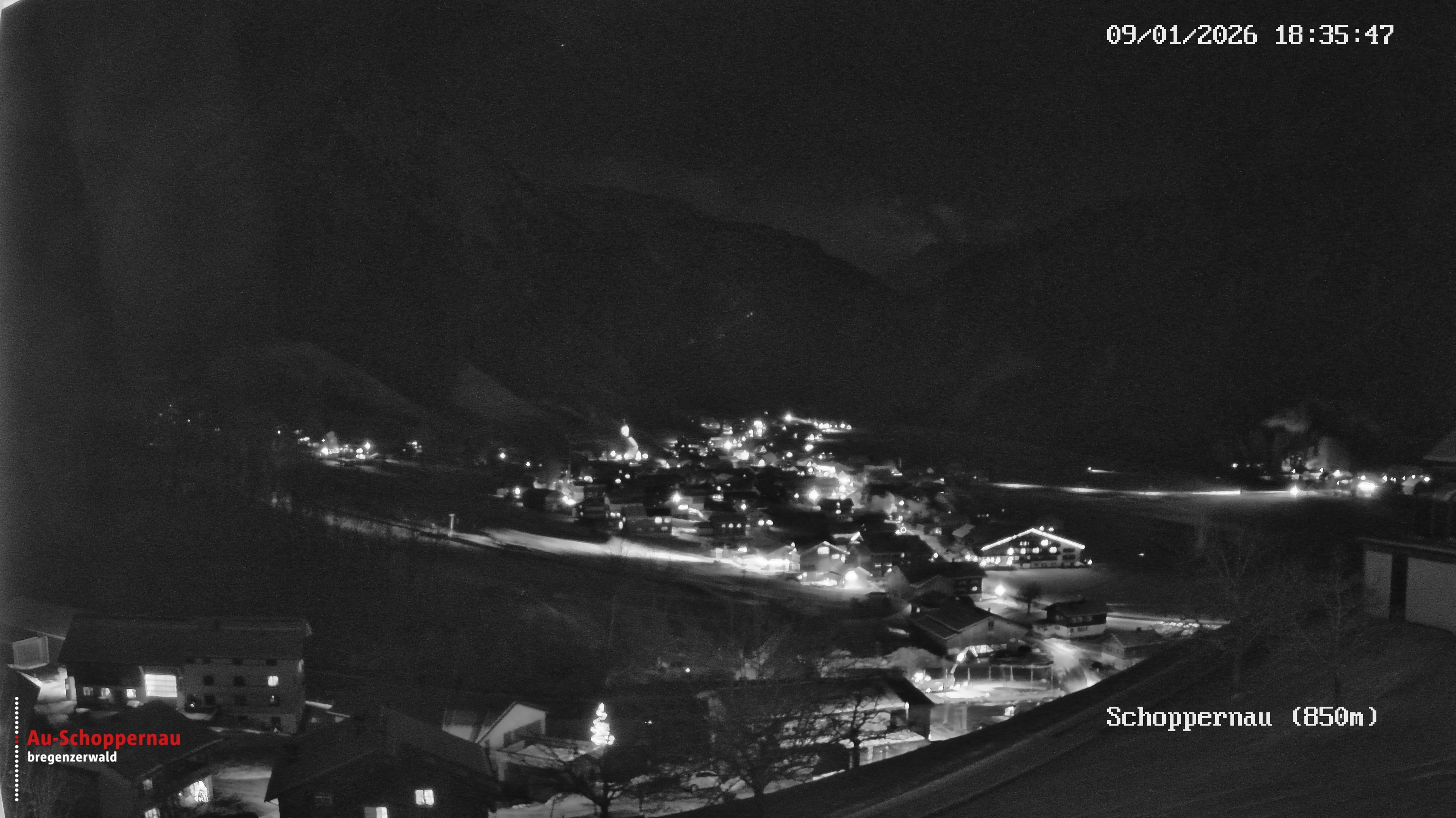 Archiv Foto Webcam Schoppernau im Bregenzerwald