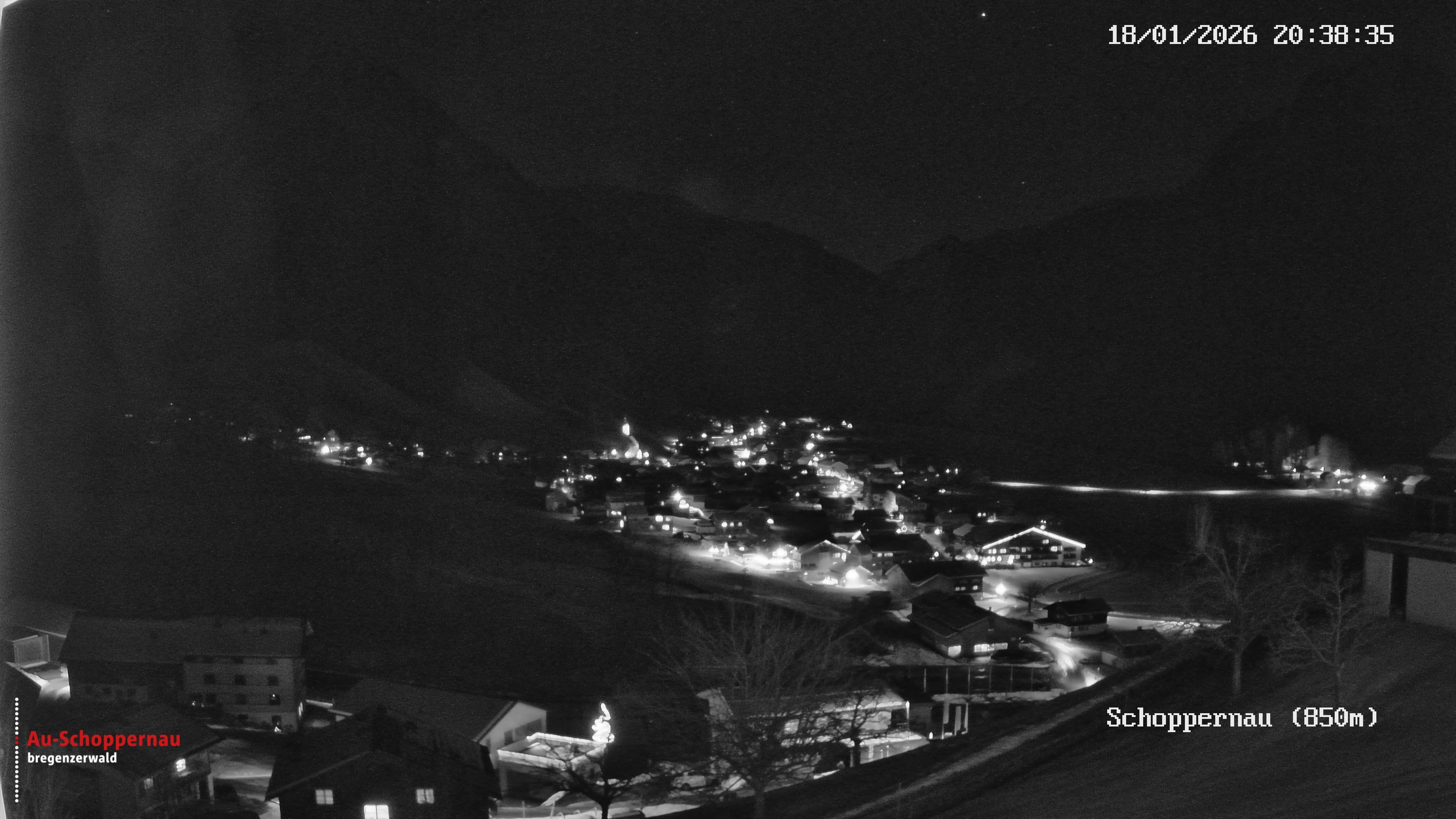 Archiv Foto Webcam Schoppernau im Bregenzerwald