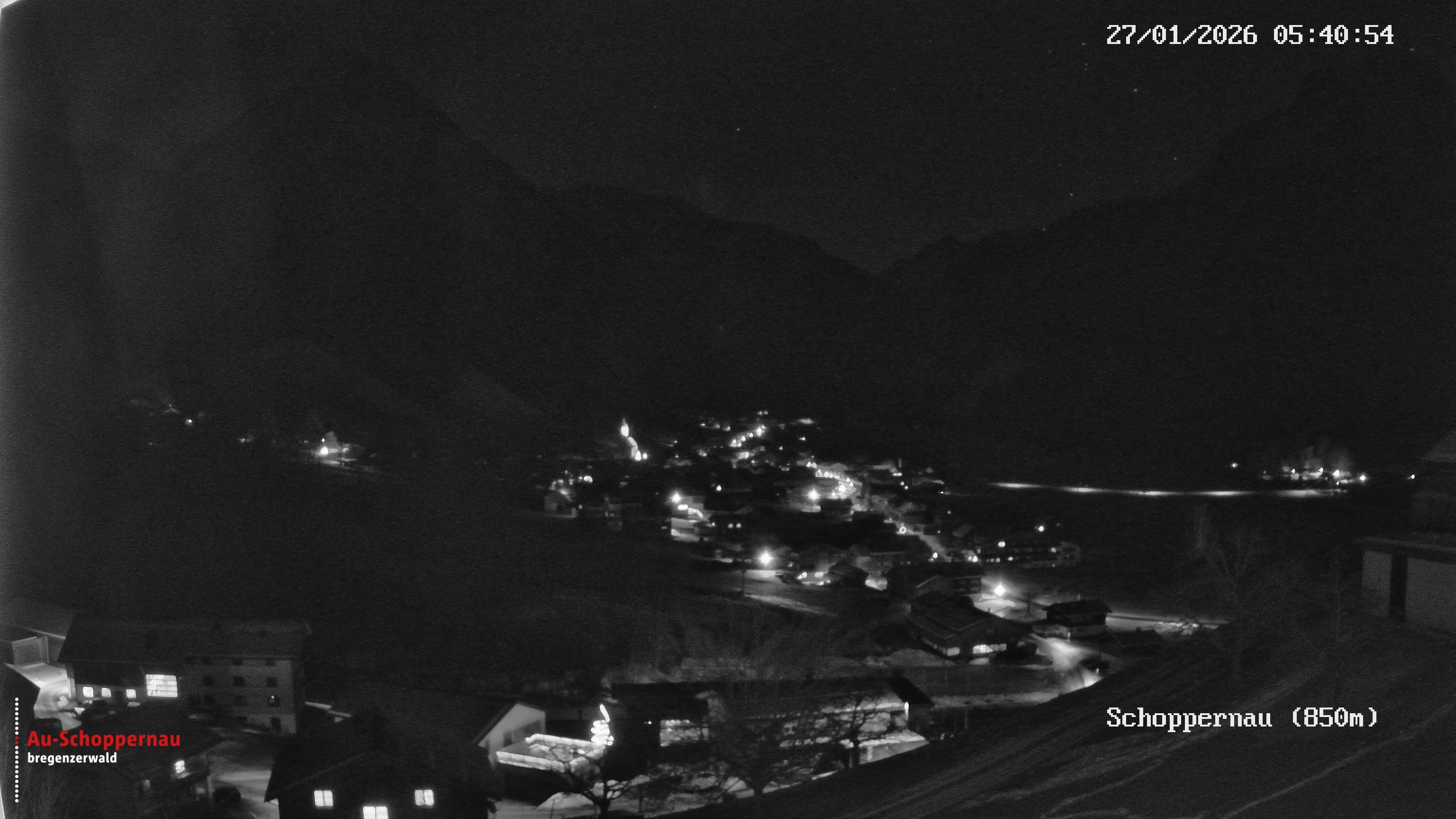 Archiv Foto Webcam Schoppernau im Bregenzerwald