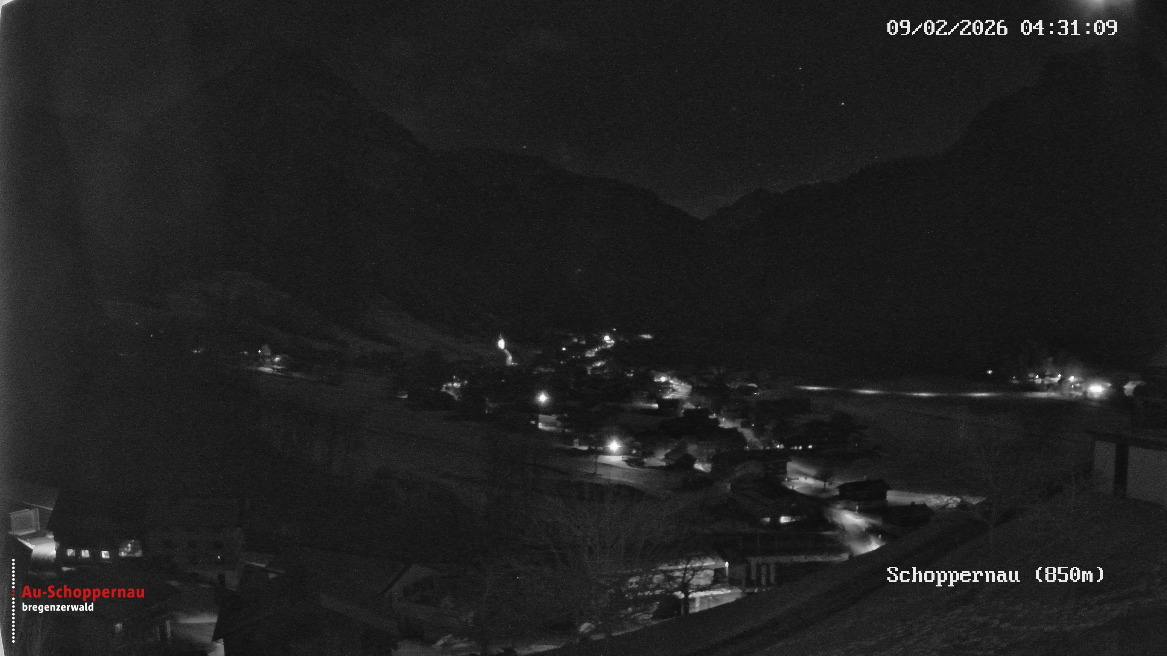 Archiv Foto Webcam Schoppernau im Bregenzerwald